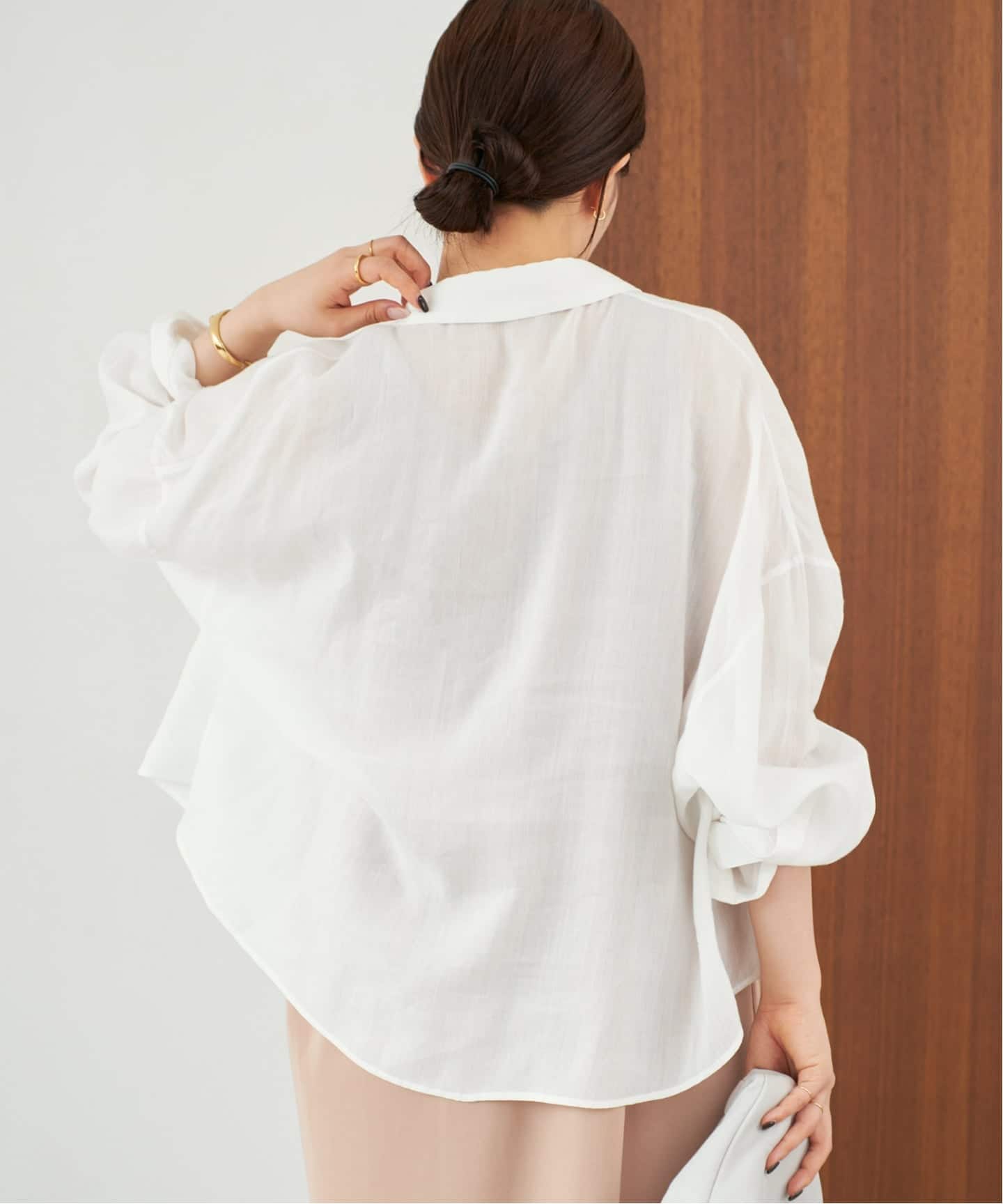 追加予約》RAMIE LYOCELL CROPPED シャツ 2（シャツ／ブラウス