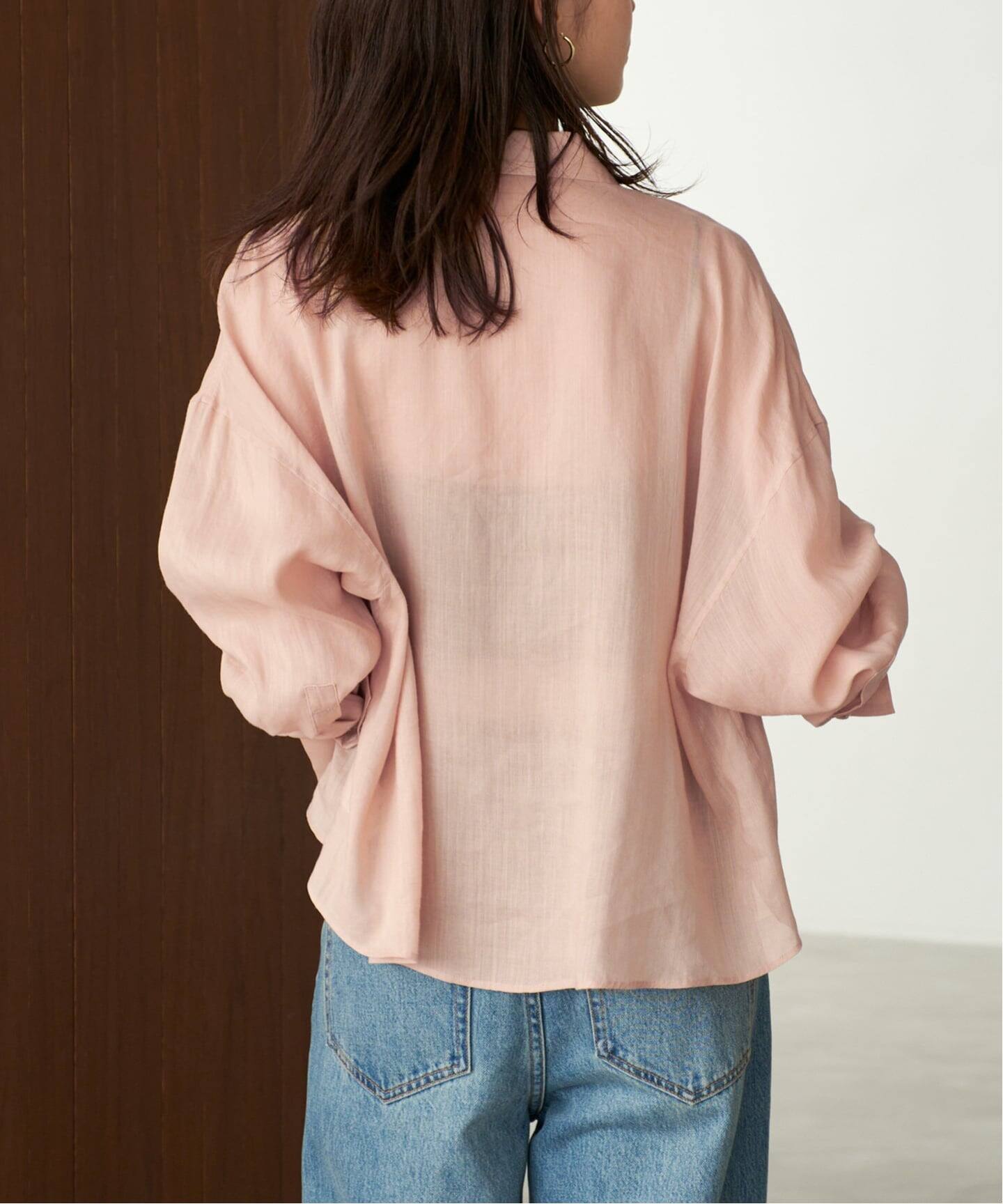 追加予約》RAMIE LYOCELL CROPPED シャツ 2（シャツ／ブラウス