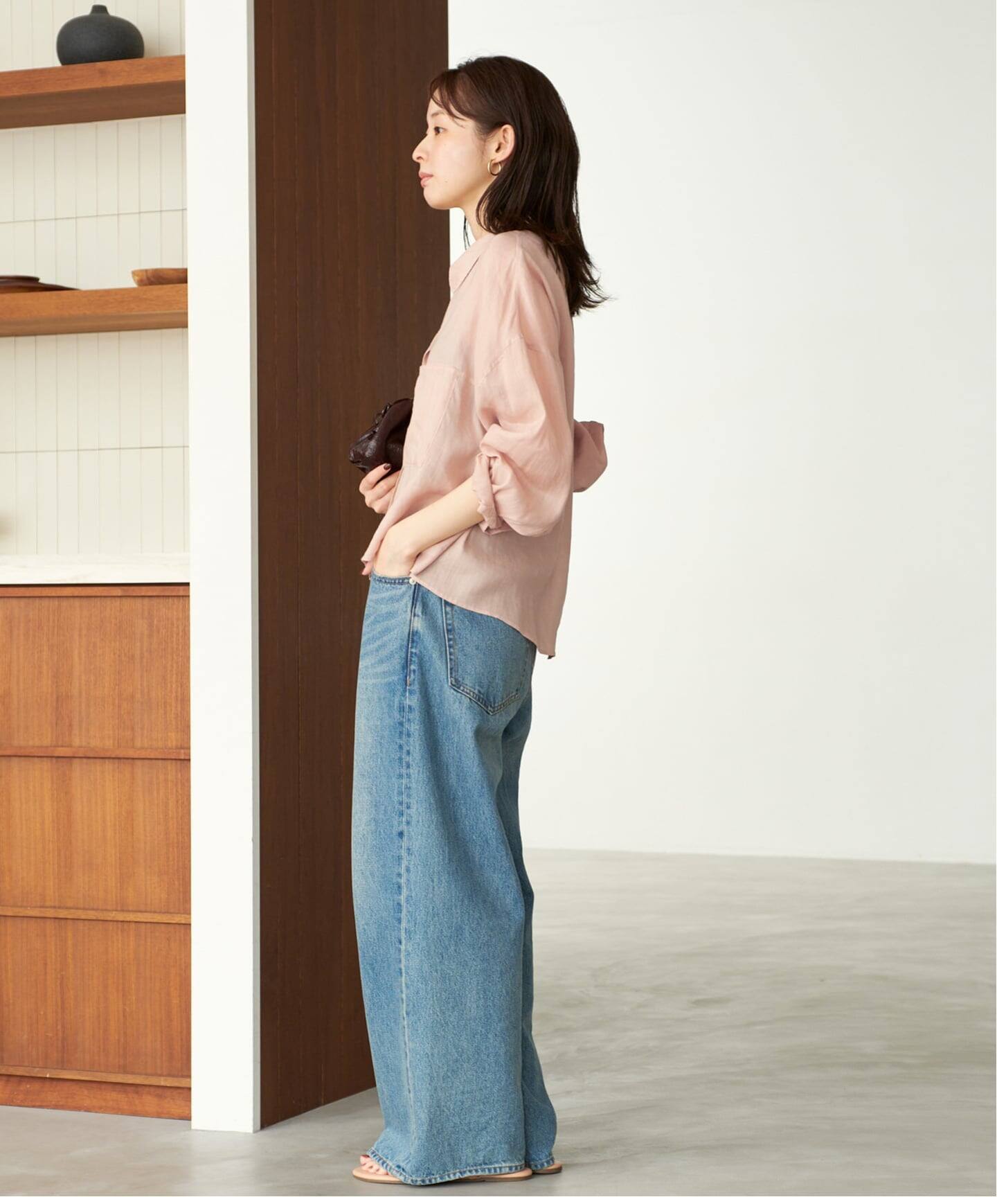 追加》RAMIE LYOCELL CROPPED シャツ 2（シャツ／ブラウス）｜Plage