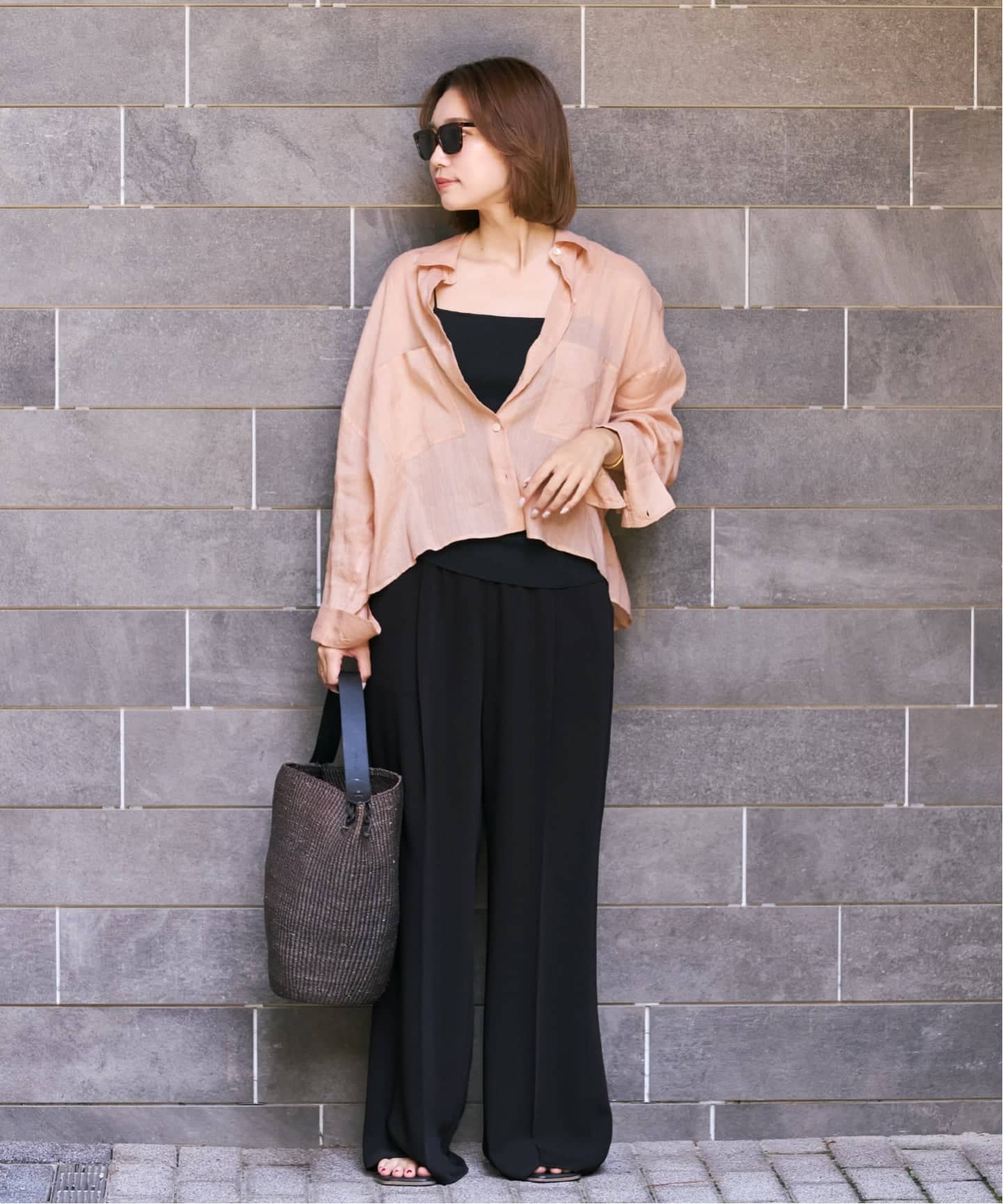 プラージュ　RAMIE LYOCELL CROPPED シャツ 追加予約》RAMIE LYOCELL CROPPED シャツ 3（シャツ／ブラウス