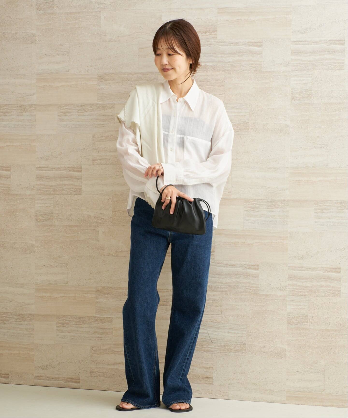 追加》RAMIE LYOCELL CROPPED シャツ 3（シャツ／ブラウス）｜Plage 