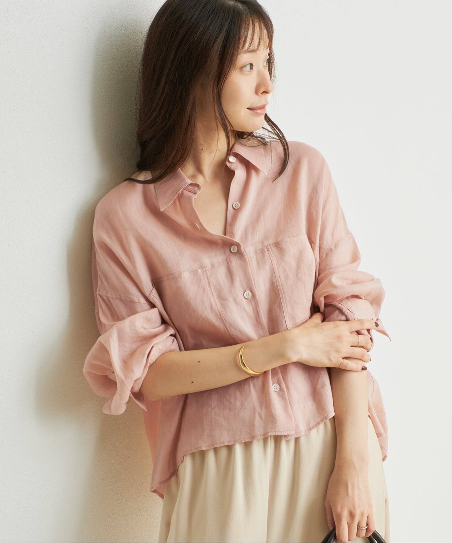 追加》RAMIE LYOCELL CROPPED シャツ 3（シャツ／ブラウス）｜Plage 