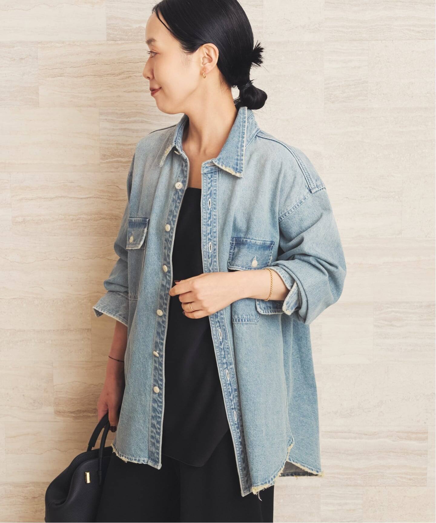 CLOTH ACROSS / クロスアクロス 別注 DAMAGED DENIM シャツ（シャツ 