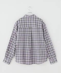 COOR / クアー SEERSUCKER OMBRE CHECKERED シャツ（シャツ／ブラウス 