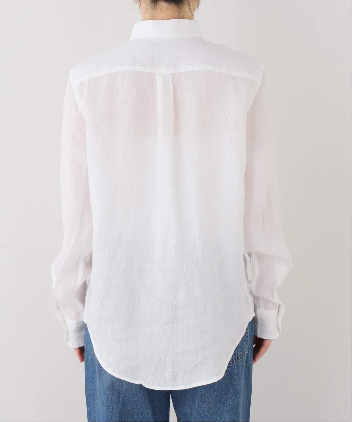 【新品】ポロ ラルフローレン レースブラウス　シアー POLO RALPH LAUREN / ポロ ラルフ ローレン CLASSIC-LONG SLEEVE-BU