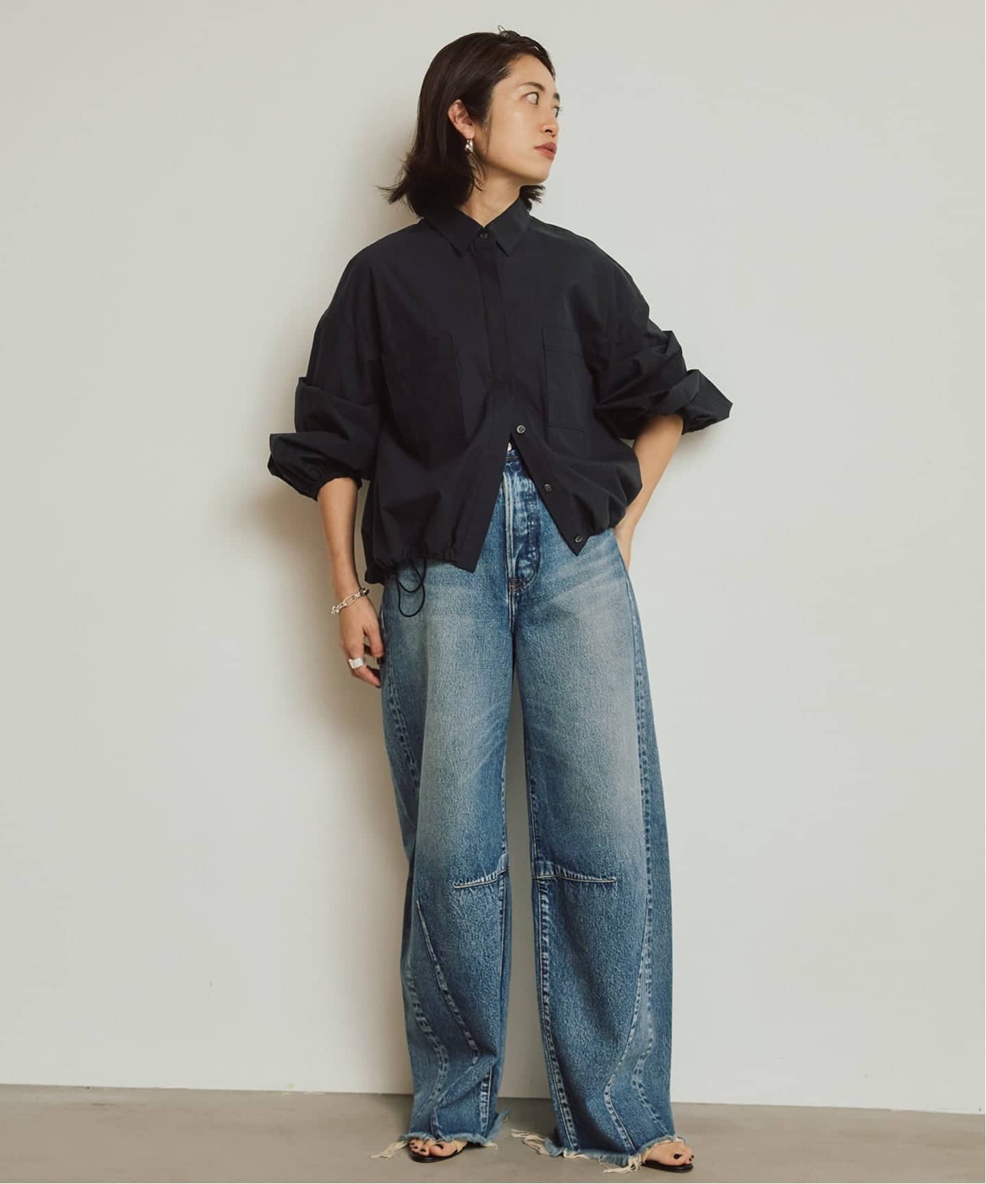 予約》Drawstring シャツ（シャツ／ブラウス）｜VERMEIL par iena