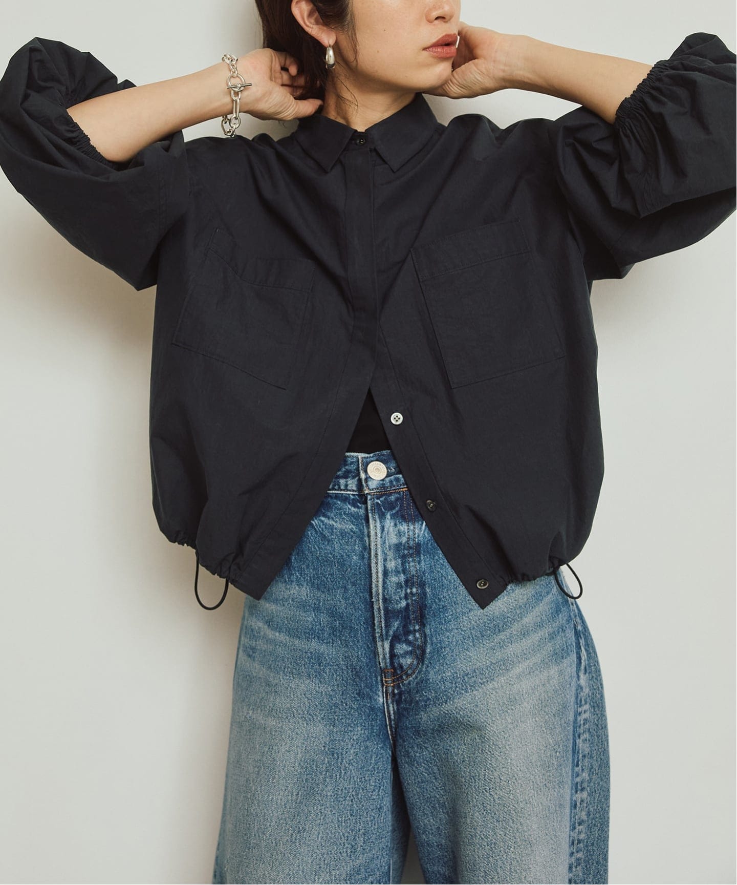 予約》Drawstring シャツ（シャツ／ブラウス）｜VERMEIL par iena