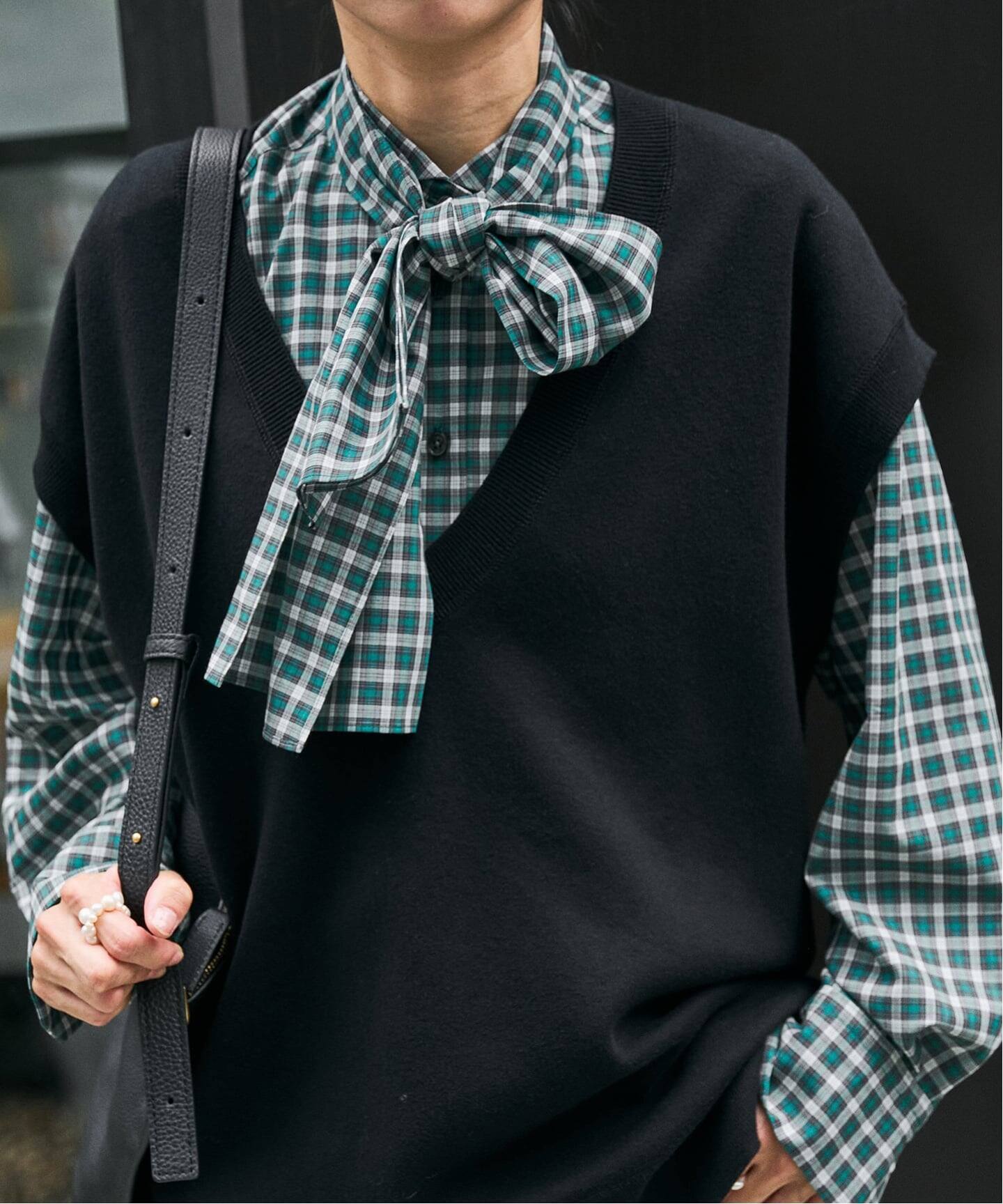 Classic Check ロングシャツ（シャツ／ブラウス）｜VERMEIL par iena 
