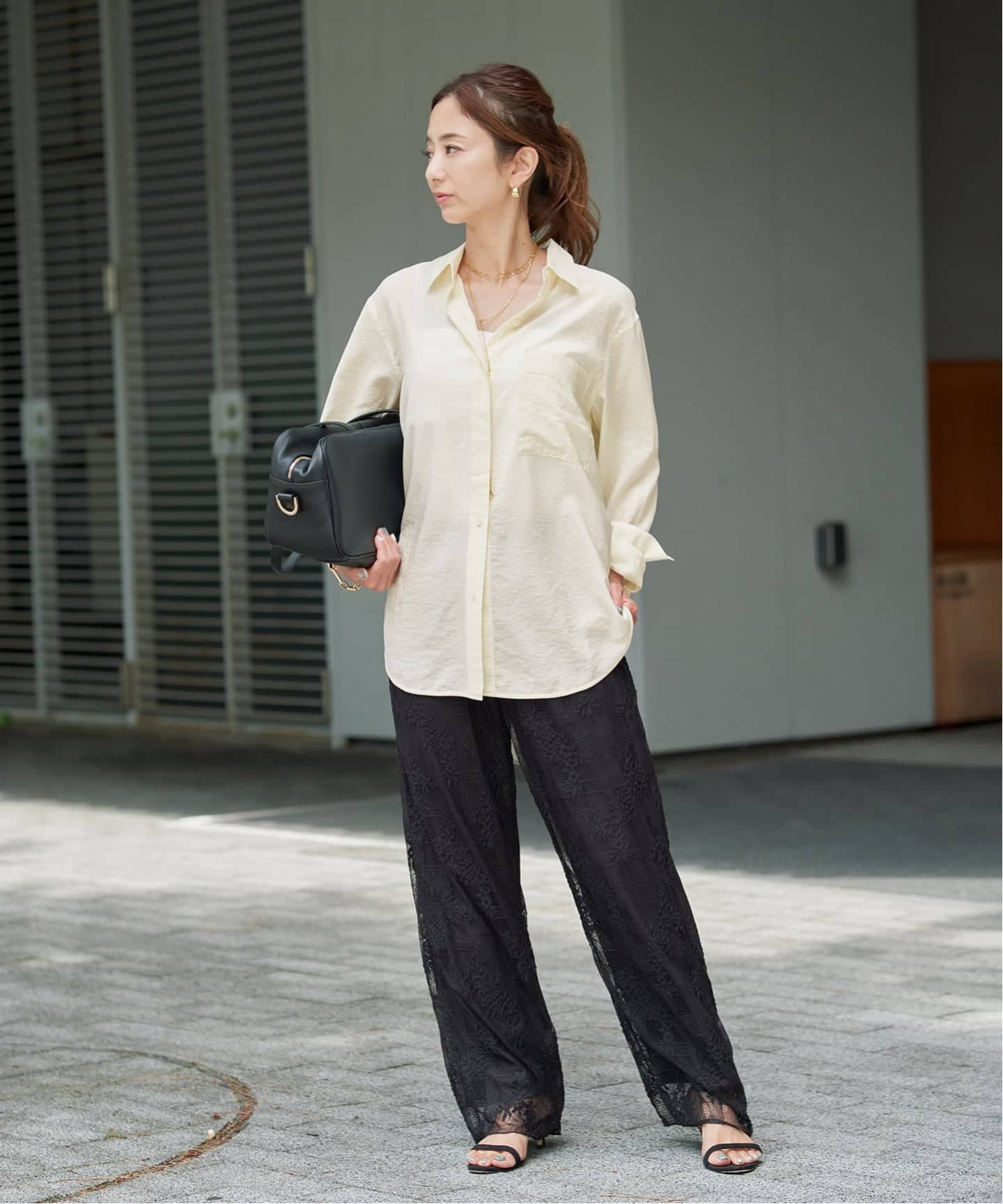 新品✨️VERMEIL par iena 定価3.9万 シルク ビッグシャツ Airy Over シャツ（シャツ／ブラウス）｜VERMEIL par iena