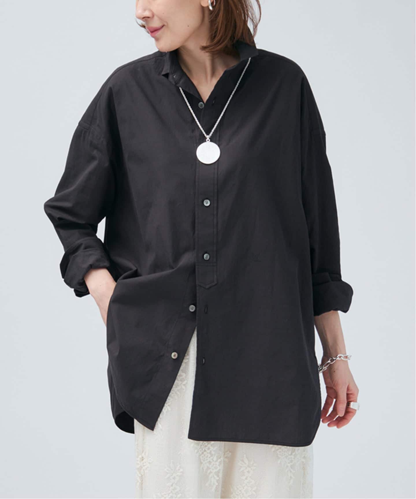 TICCA ティッカ 別注スクエアビッグシャツ uni 0261401012（シャツ