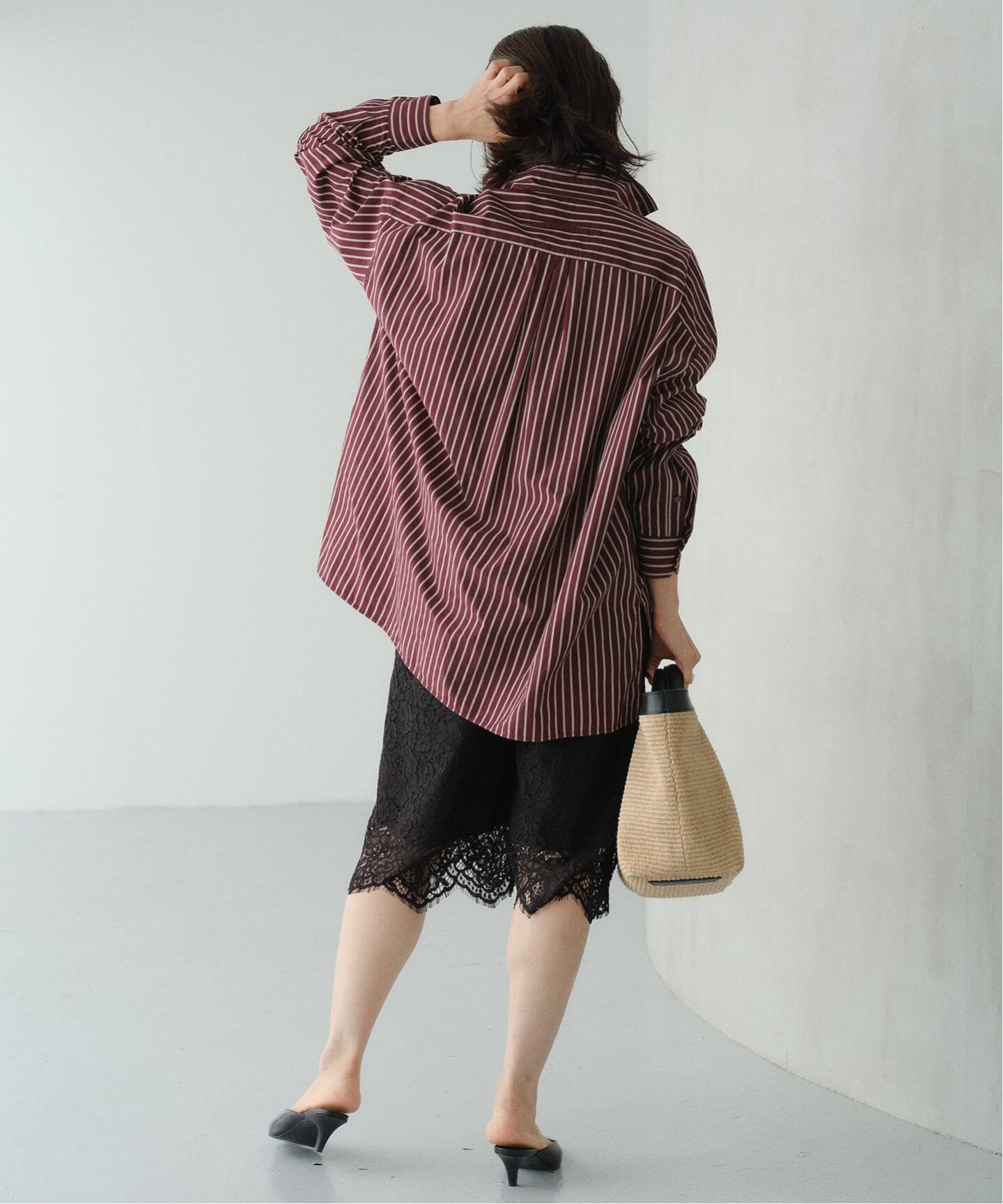 TICCA ティッカ 別注スクエアビッグシャツ uni 0261401012（シャツ