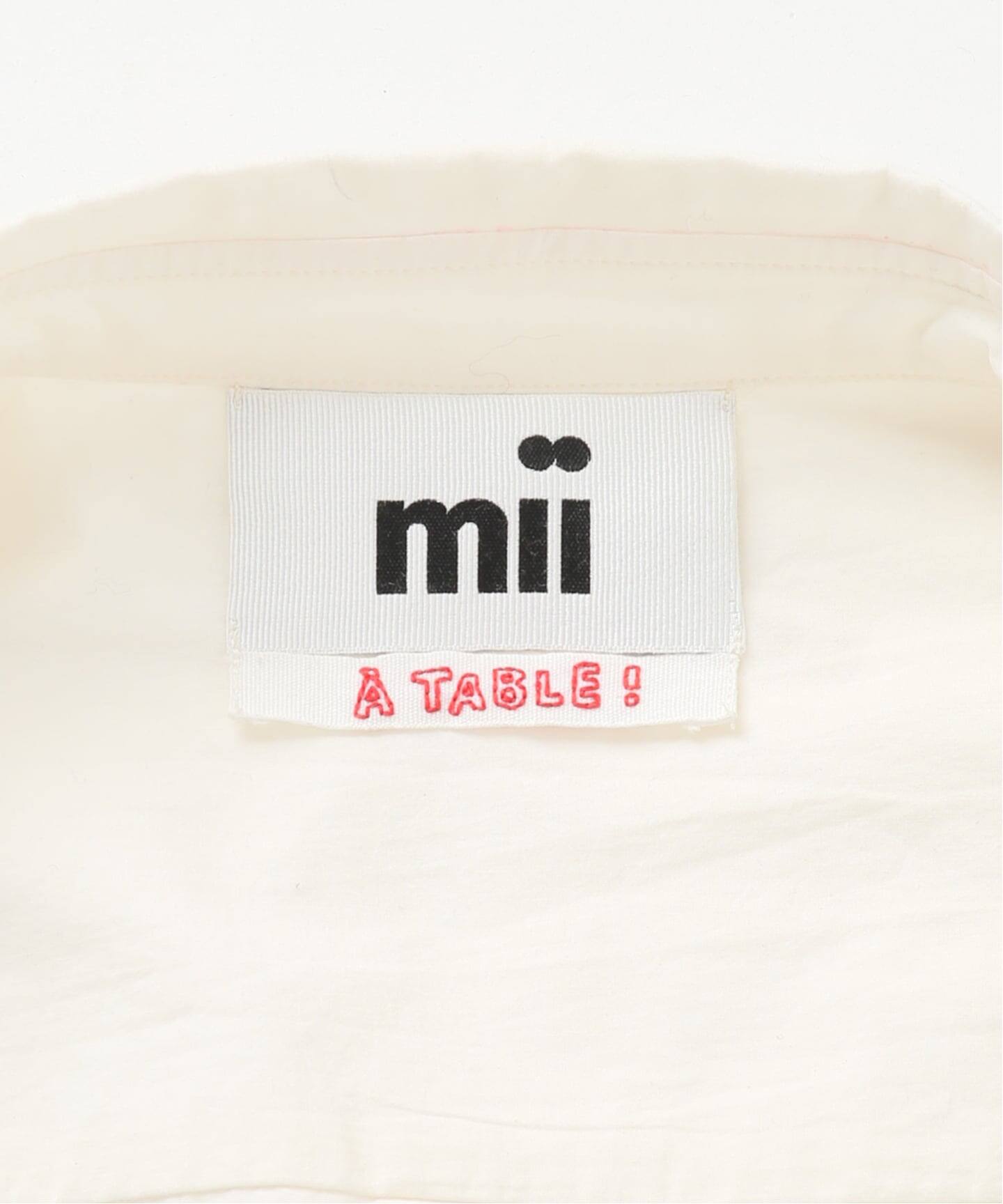 予約》mii ミイ Hand Embroidered シャツ（シャツ／ブラウス