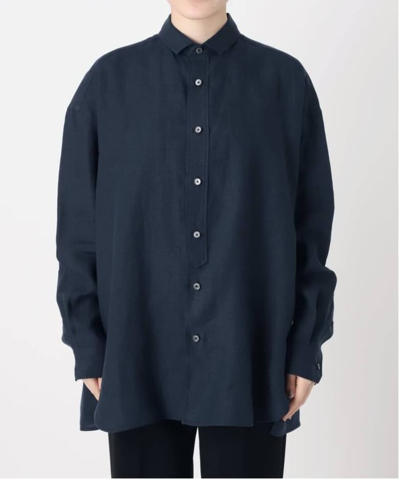 TICCA ティッカ 別注リネンスクエアビッグシャツ TBFS-543（シャツ 
