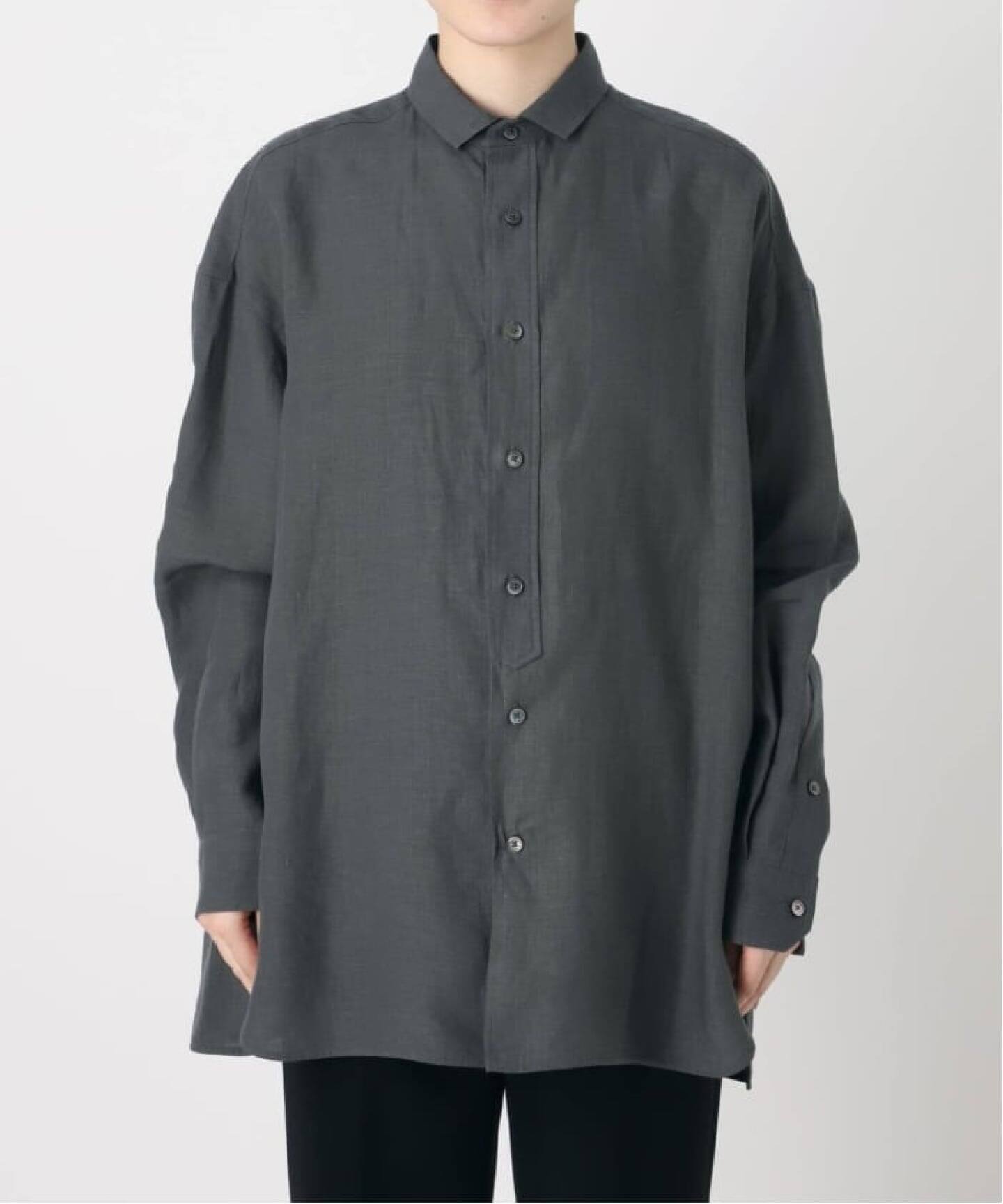 TICCA ティッカ 別注リネンスクエアビッグシャツ TBFS-543（シャツ