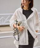 TICCA ティッカ 別注リネンスクエアビッグシャツ TBFS-543