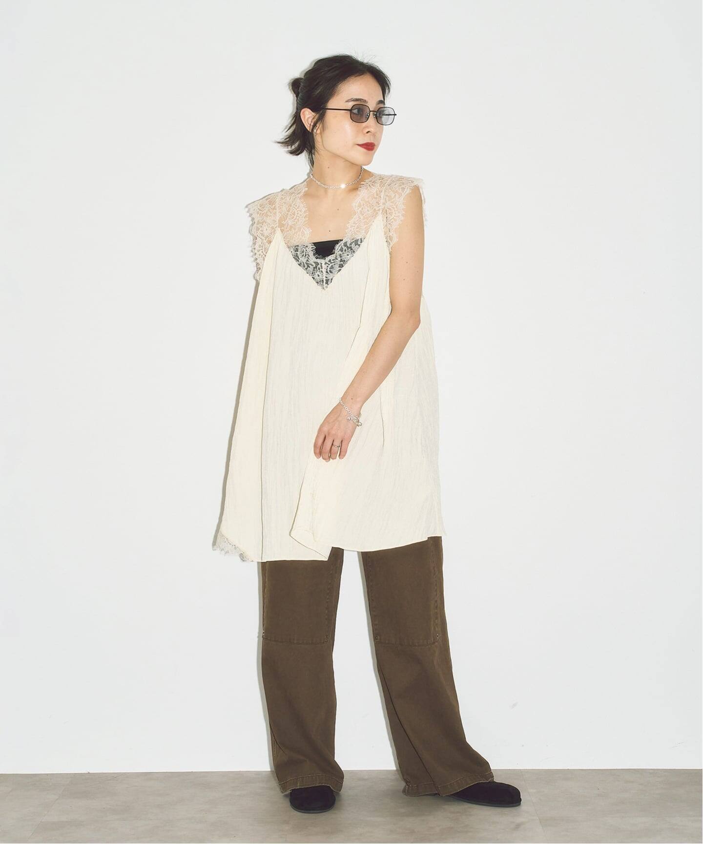 追加予約2》LACE TANK ブラウス（シャツ／ブラウス）｜CITYSHOP