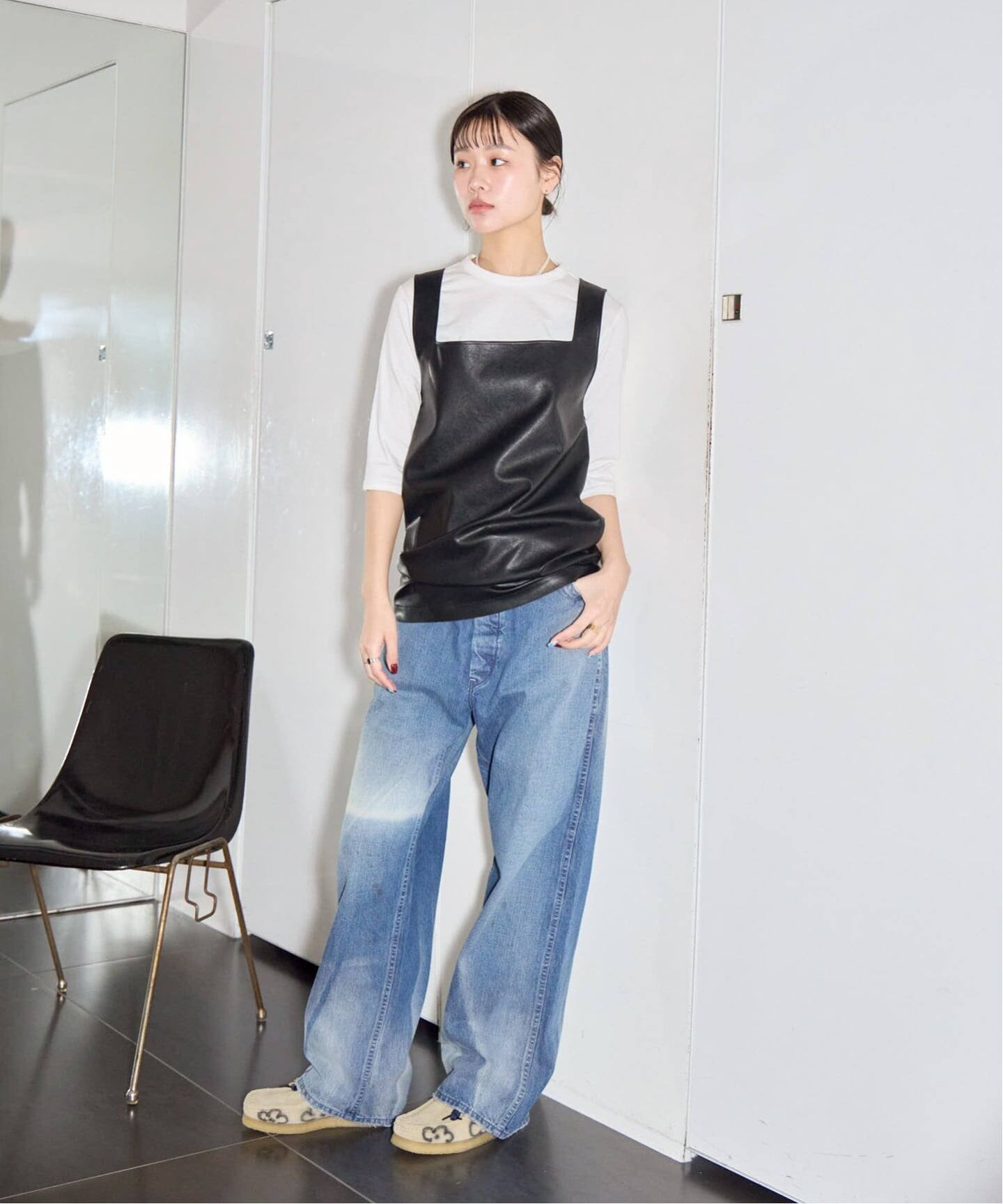 FAUX LEATHER TOPS：ブラウス（シャツ／ブラウス）｜CITYSHOP（シティ
