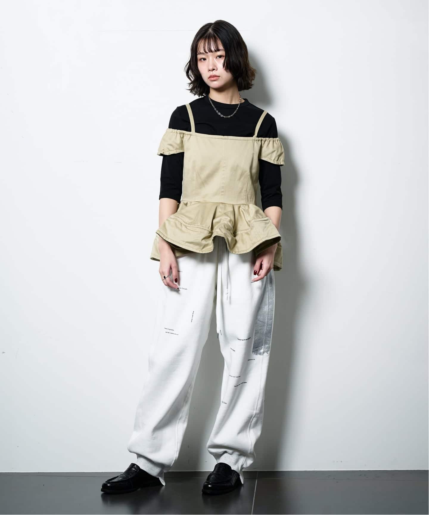 CHIKA KISADA TUTU-STYLE CAMISOLE CB-26049：キャミブラウス（シャツ