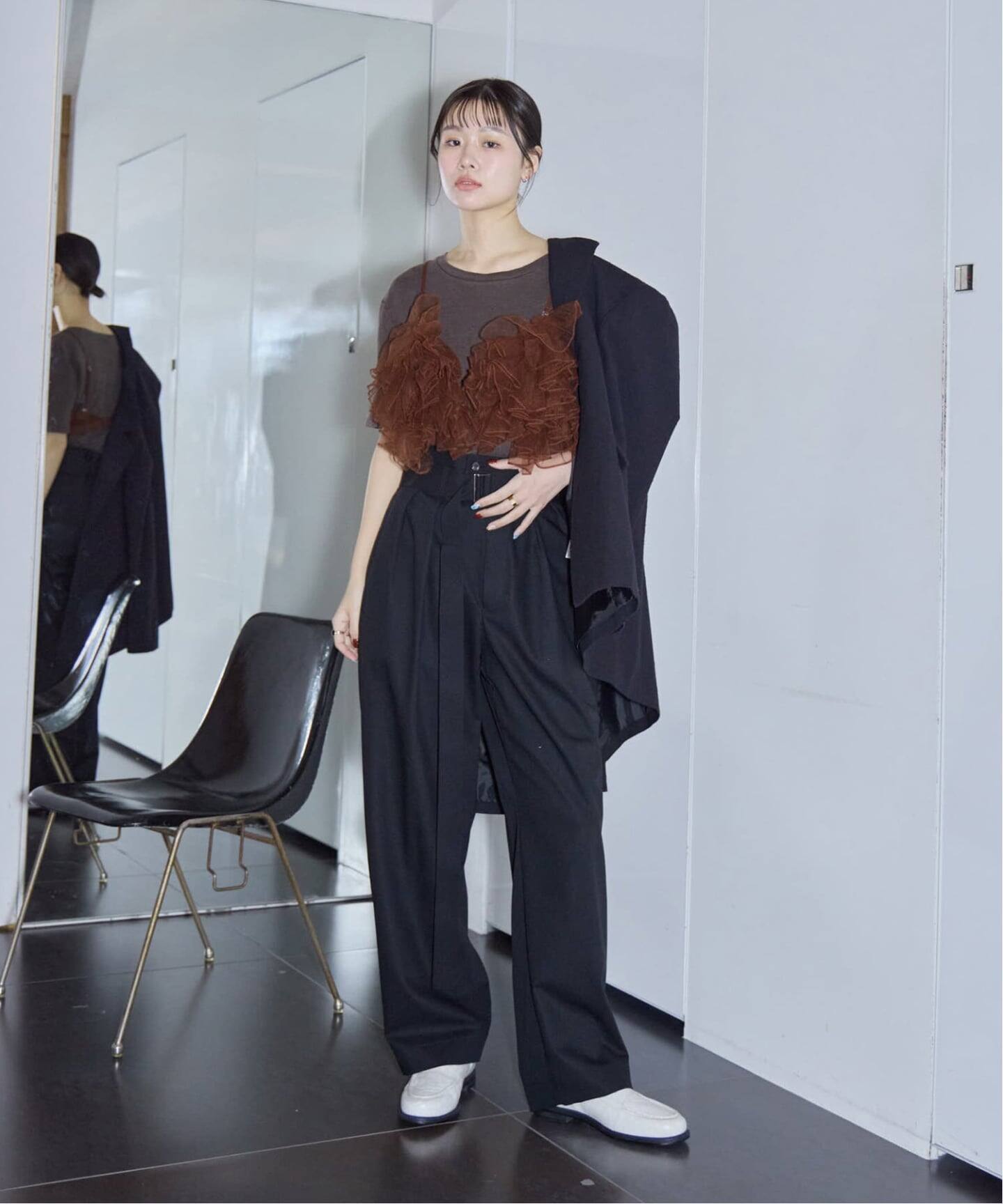 CHIKA KISADA TULLE CAMISOLE CB-26050：ビスチェ（キャミソール