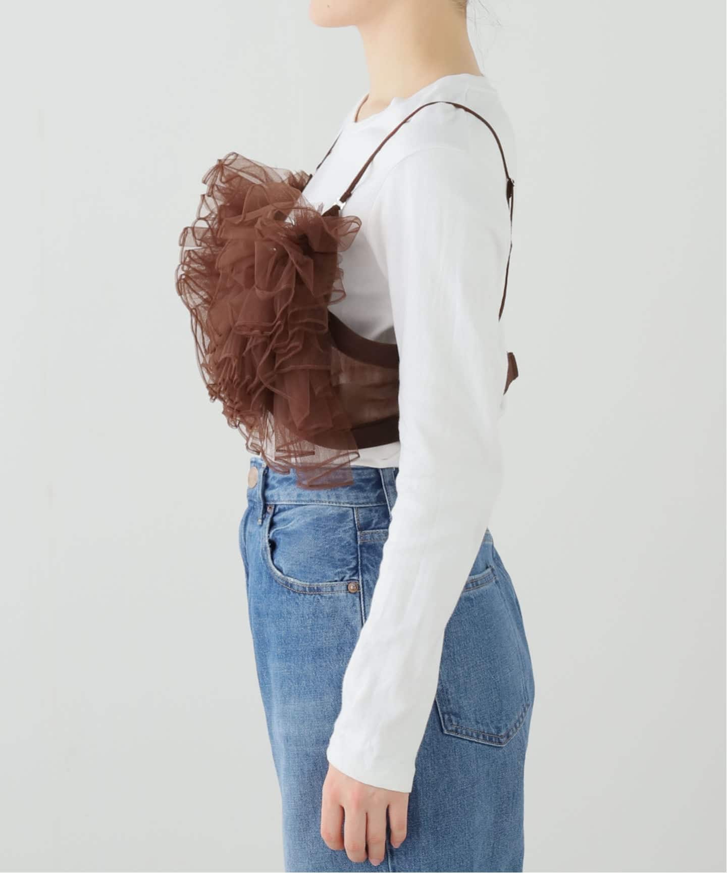 CHIKA KISADA TULLE CAMISOLE CB-26050：ビスチェ（キャミソール