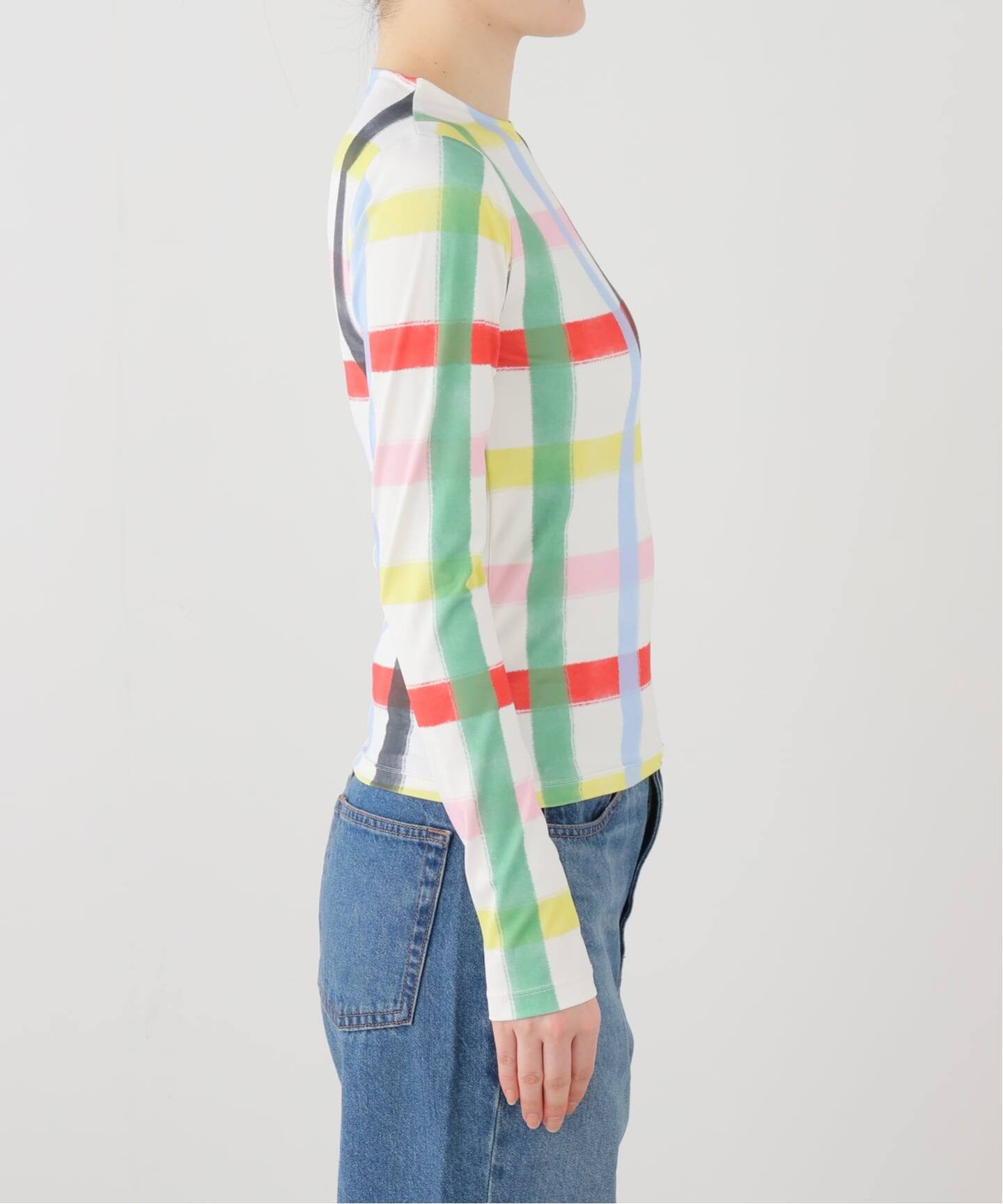 SIXXTA RAINBOW CONFETTI SWEATER PLO：カットソー（Tシャツ