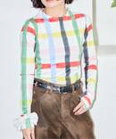 SIXXTA RAINBOW CONFETTI SWEATER PLO:カットソー