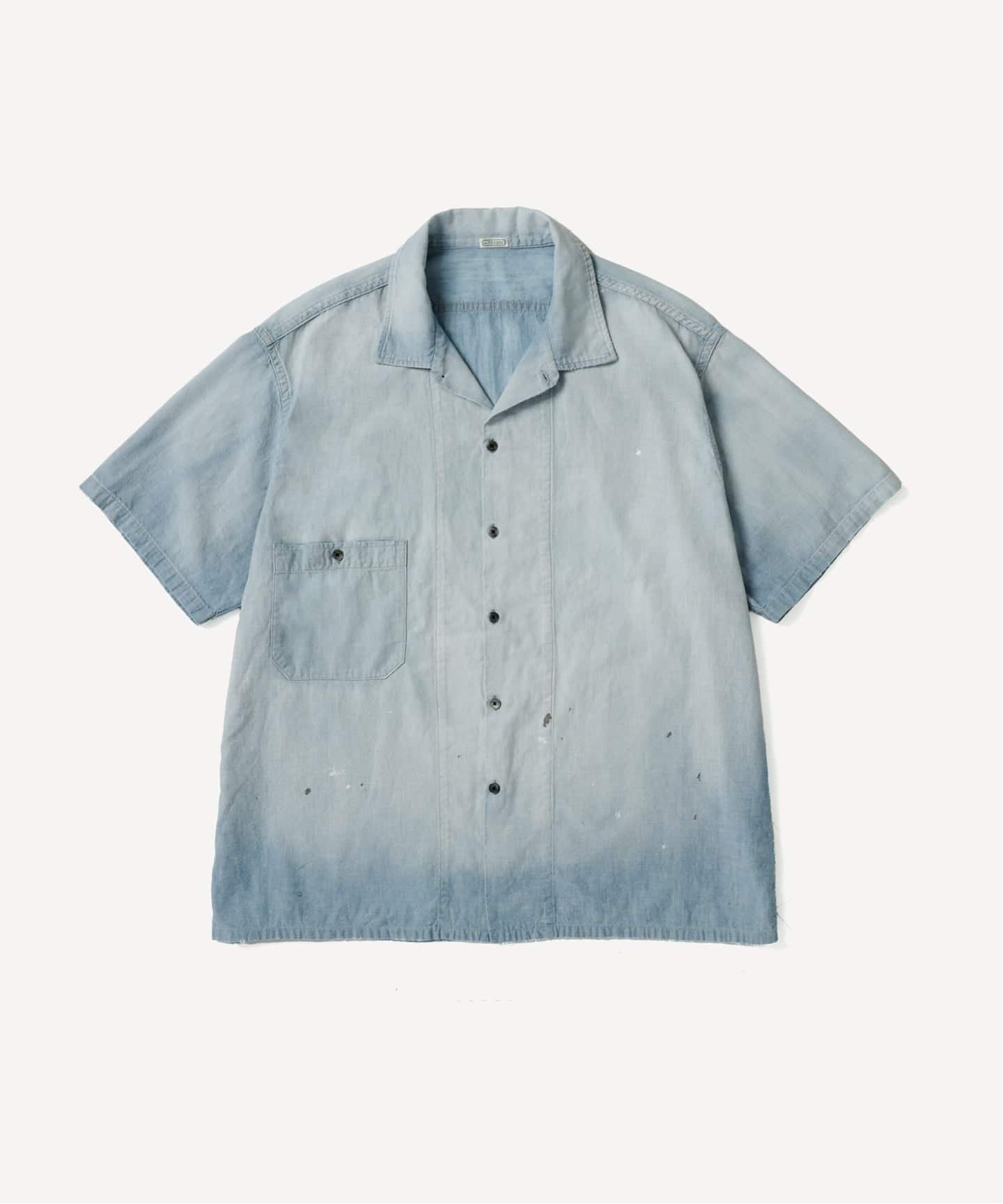 A.PRESSE/アプレッセ】 Vintage Chambray S/S Shirt：シャツ（シャツ