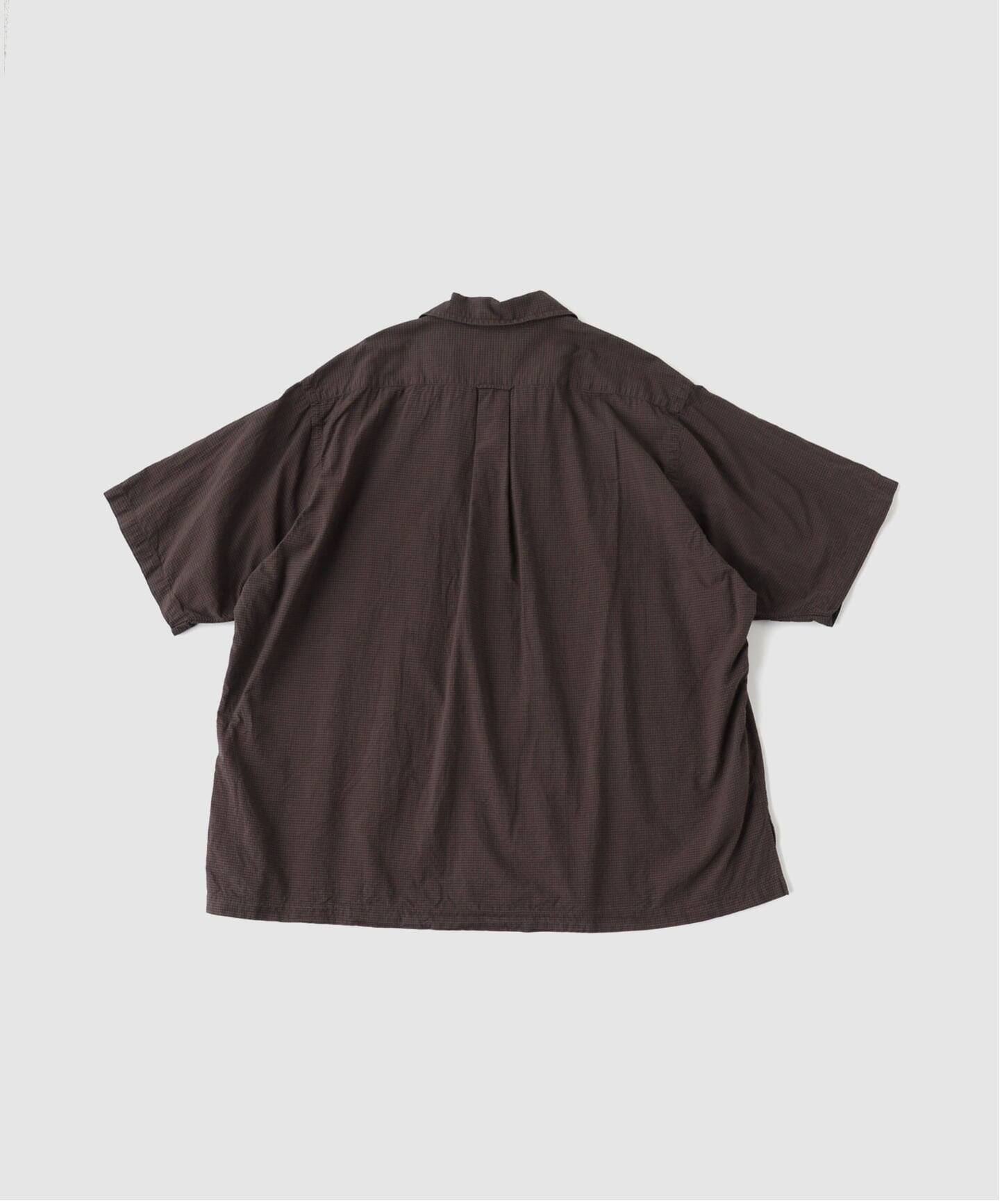 HERILL / ヘリル】 Lawncheck Opencollar shirts:シャツ（シャツ
