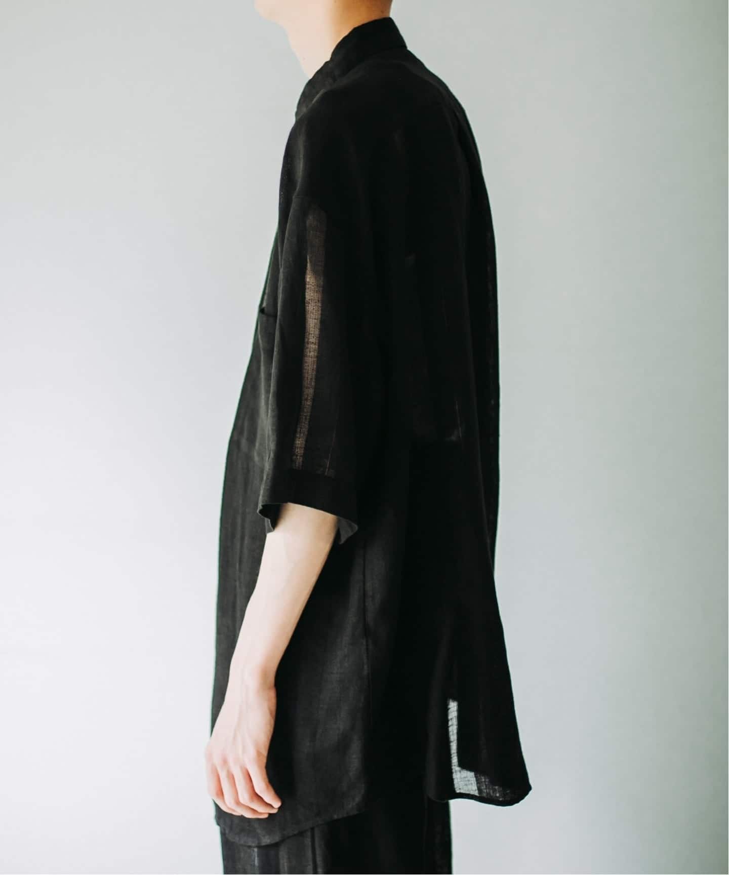 NOMAT / ノマット】S/S Shirt/Linen Stripes：シャツ（シャツ