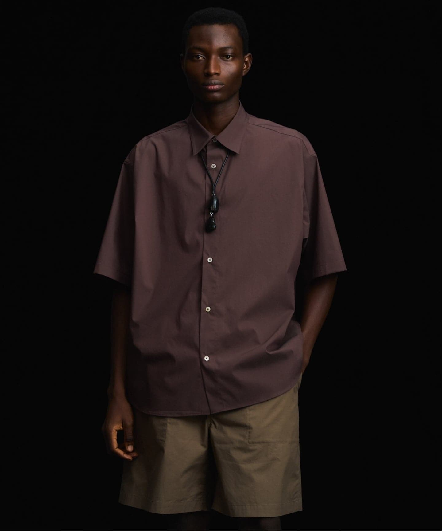 EL/エル】LIGHT TAFFETA H/S SH：ハーフスリーブシャツ（シャツ