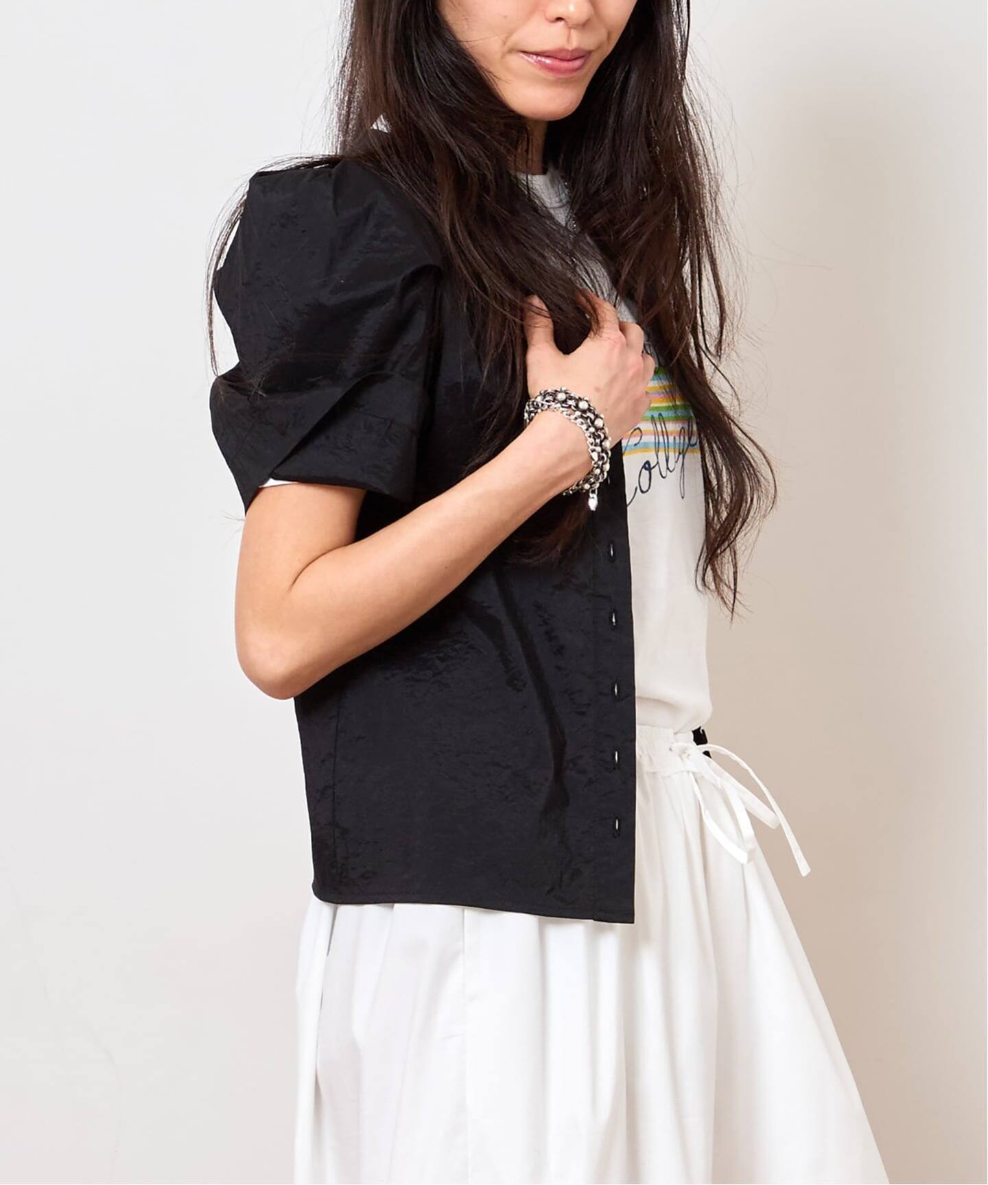 SHEER BUBBLE SLEEVE ブラウス（シャツ／ブラウス）｜Bonum（ボナム