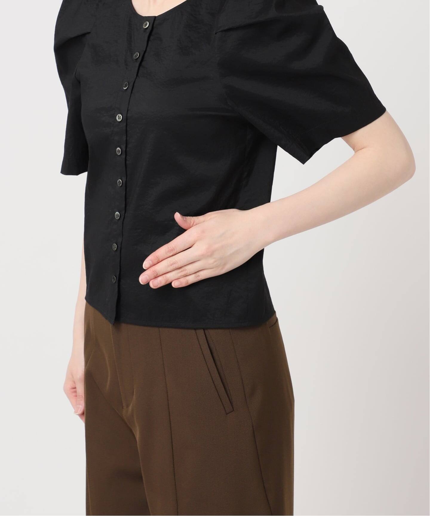 SHEER BUBBLE SLEEVE ブラウス（シャツ／ブラウス）｜Bonum（ボナム