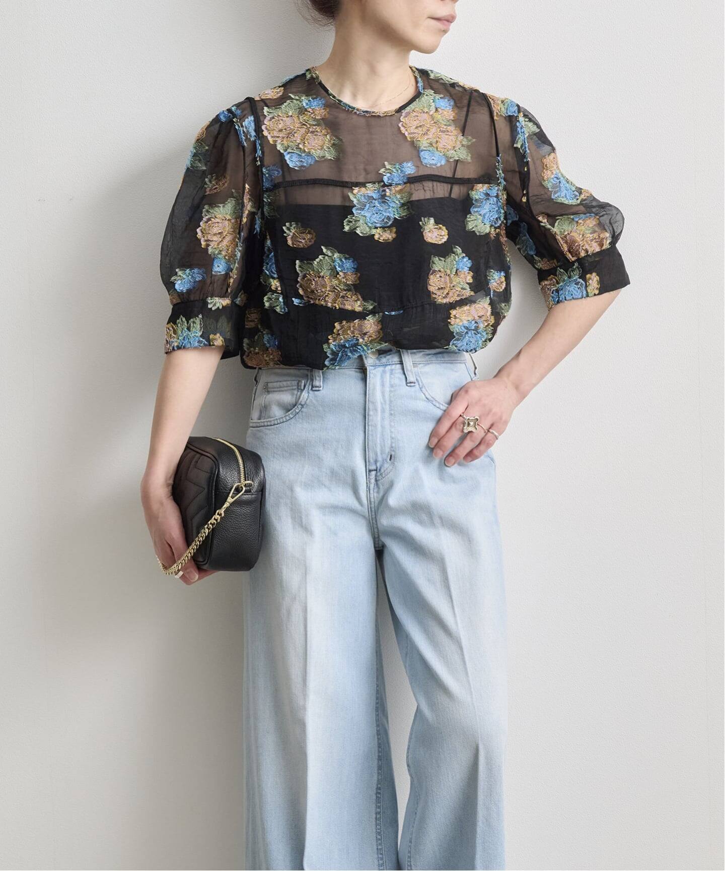 JANE SMITH FLOWER JACQUARD BLOUSE（シャツ／ブラウス）｜BOICE FROM