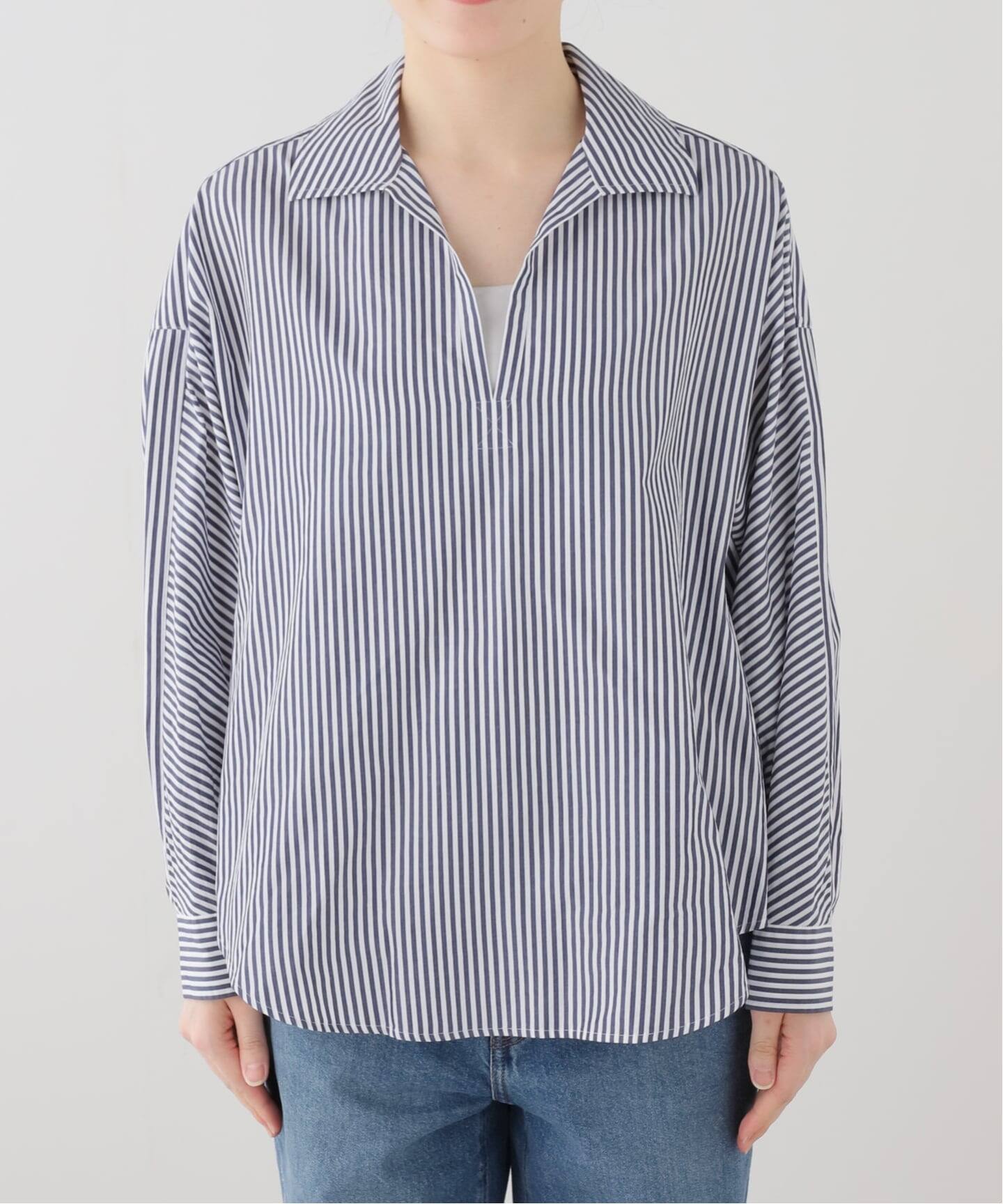 洗える】TICCA/ティッカ スキッパーシャツ（シャツ／ブラウス）｜La