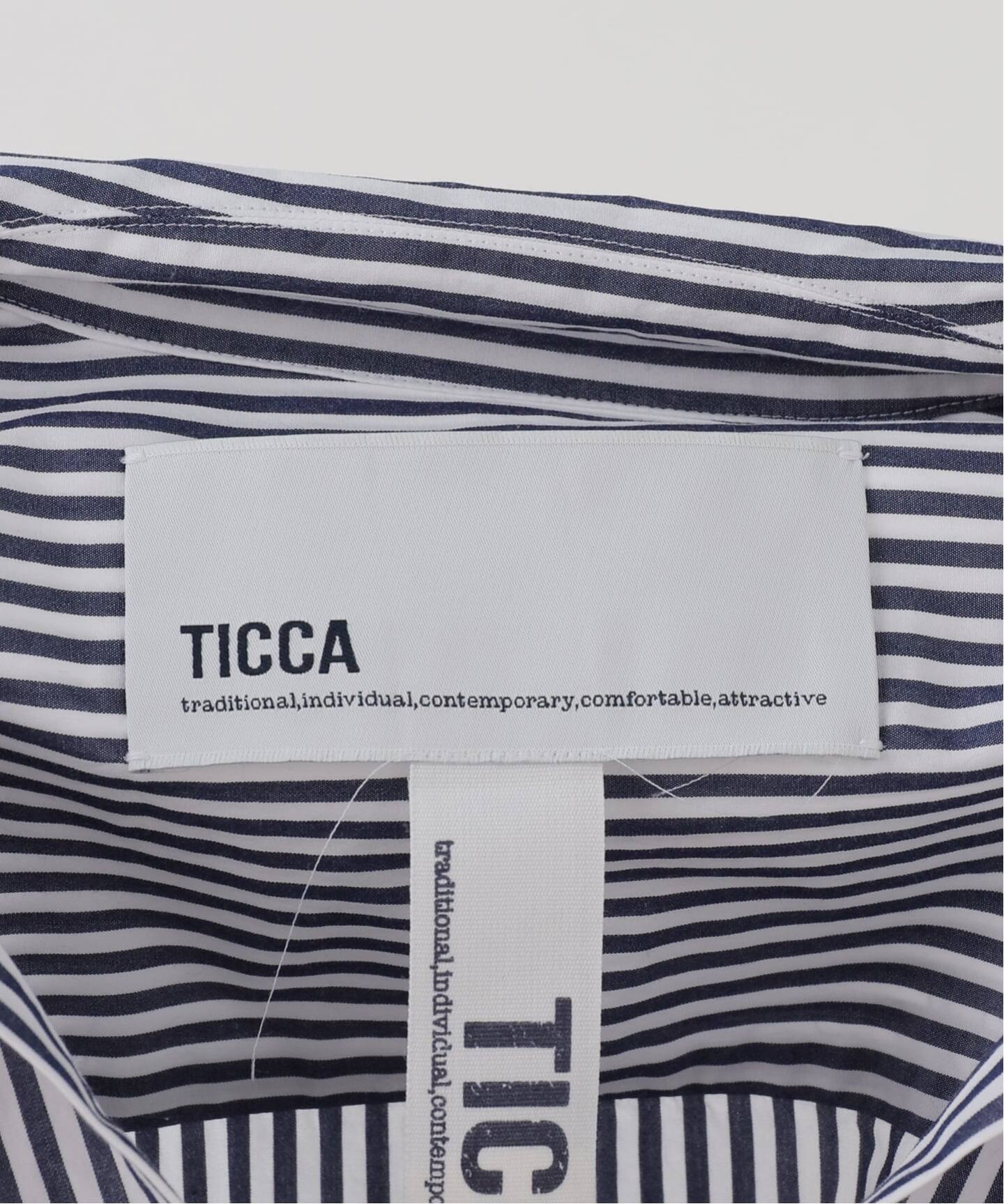 洗える】TICCA/ティッカ スキッパーシャツ（シャツ／ブラウス）｜La