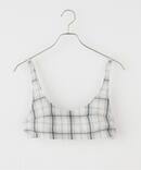 《セットアップ可》チェックビスチェ