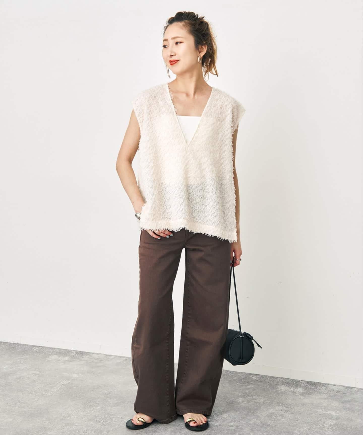 Spick & Span（スピック＆スパン）ベイクルーズ フェザーライクベスト 追加2》フェザーライクベスト（シャツ／ブラウス）｜Spick & Span