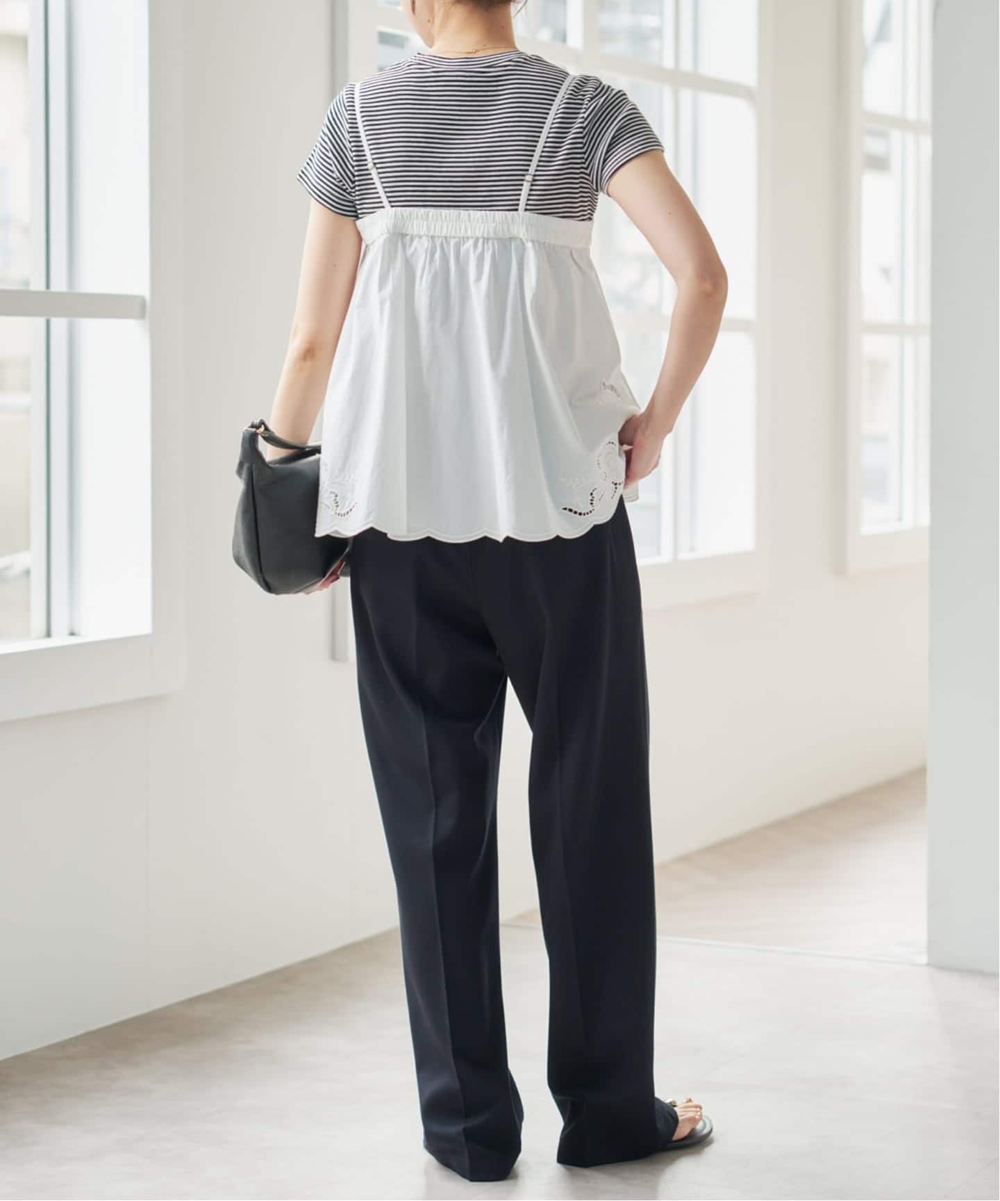 予約》カットワークエンブロイダリーキャミソール（キャミソール