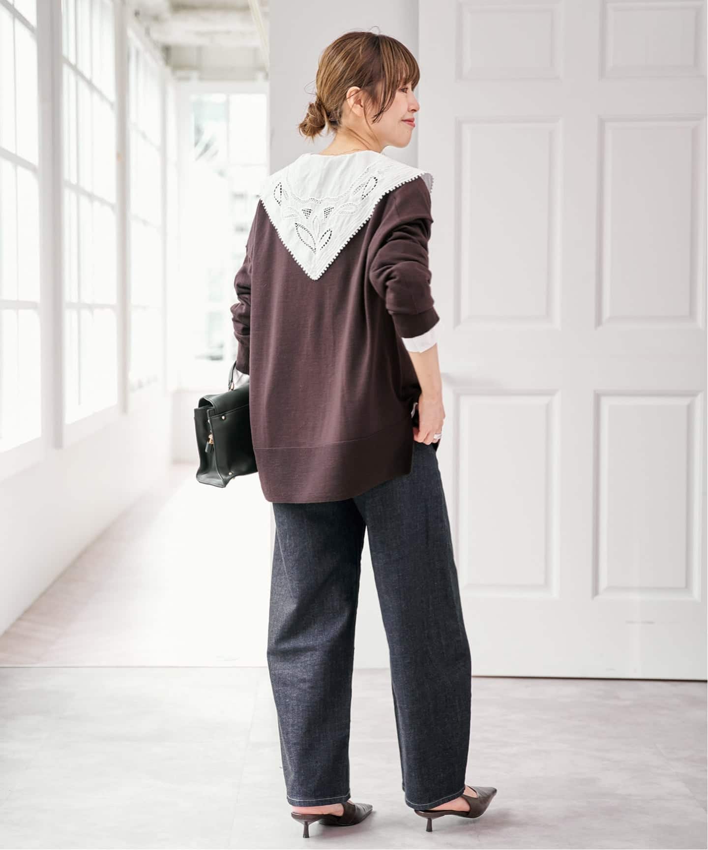 エンブロイダリーカラーブラウス（シャツ／ブラウス）｜Spick & Span