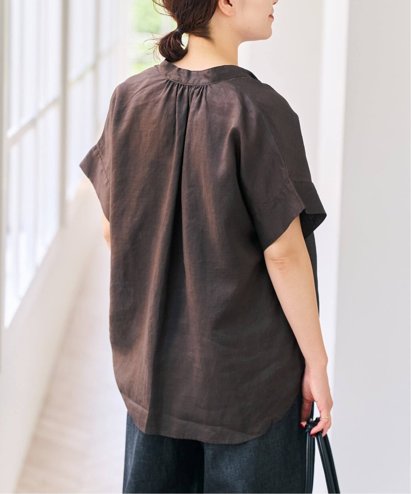 ラミーミックススキッパーブラウス（シャツ／ブラウス）｜Spick & Span