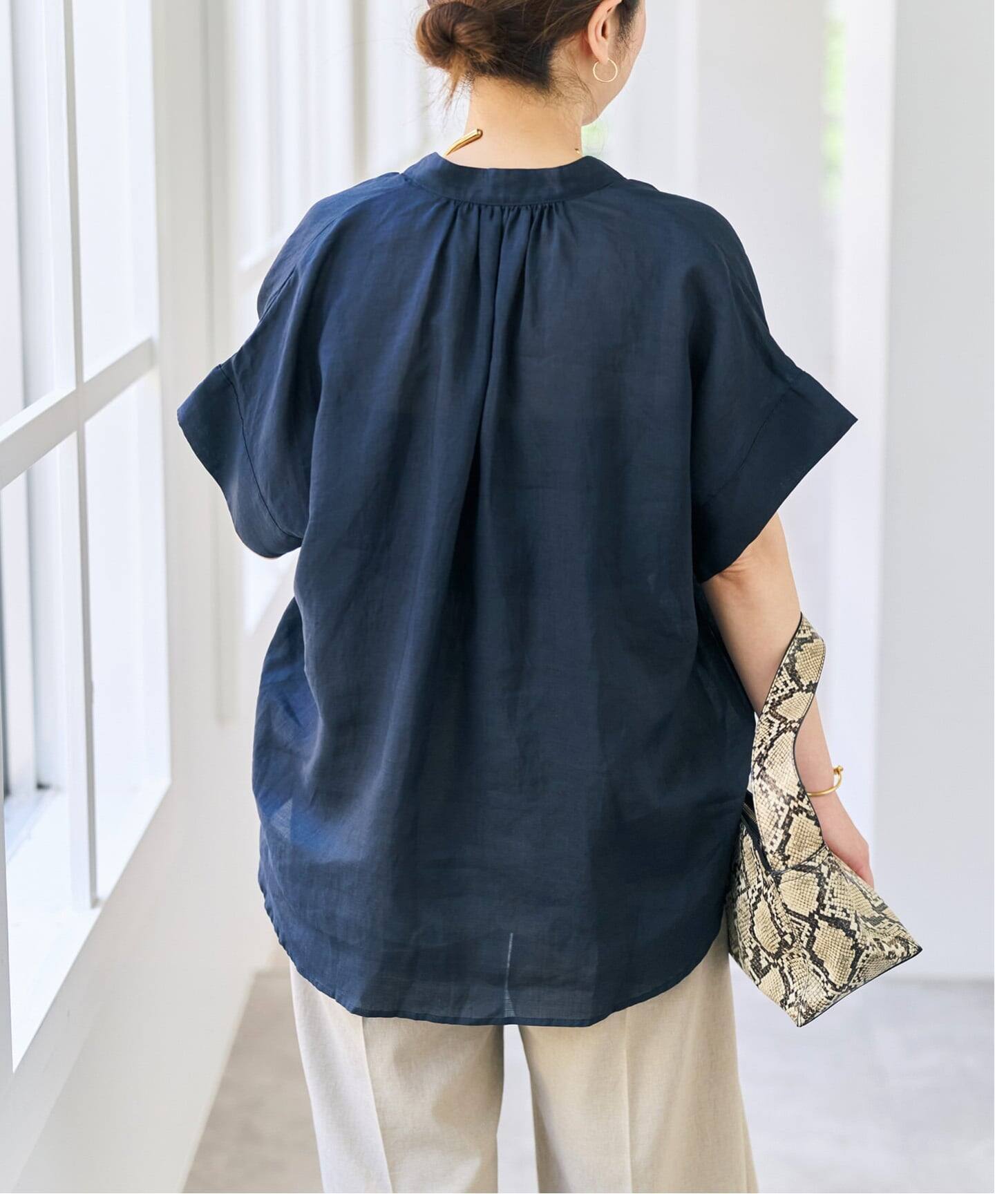 ラミーミックススキッパーブラウス（シャツ／ブラウス）｜Spick & Span