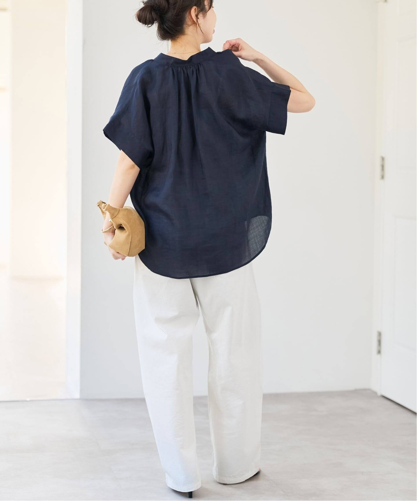 ラミーミックススキッパーブラウス（シャツ／ブラウス）｜Spick & Span 