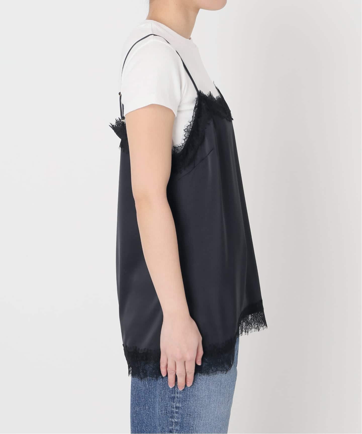 サテンレースキャミソール（キャミソール）｜Spick and Span（スピック