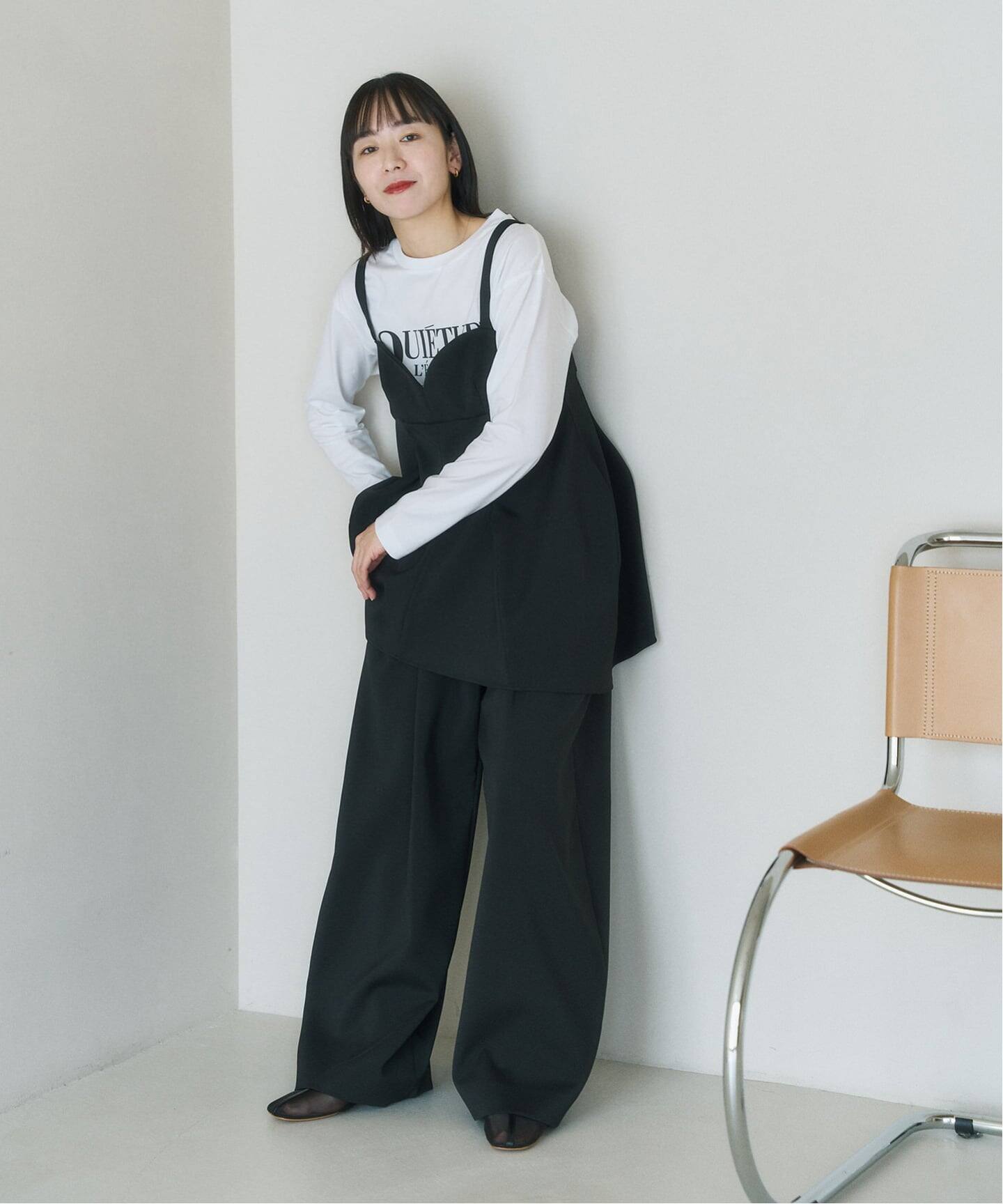 ヒメです。★デュアルヴュー★ 　ブラウス2点 追加予約2》ダブルクロスビスチェ（シャツ／ブラウス）｜HARDY NOIR