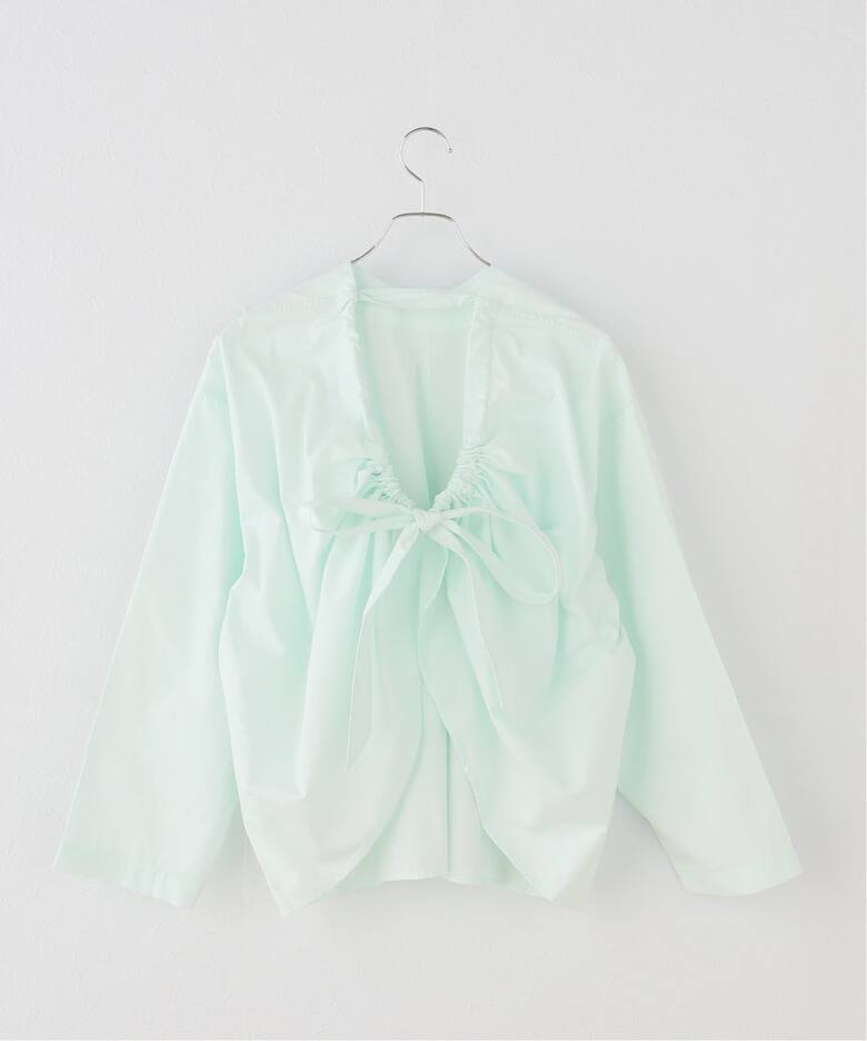 一部店舗+WEB限定》SEEALL / シーオール BACK GATHER TOP（シャツ 