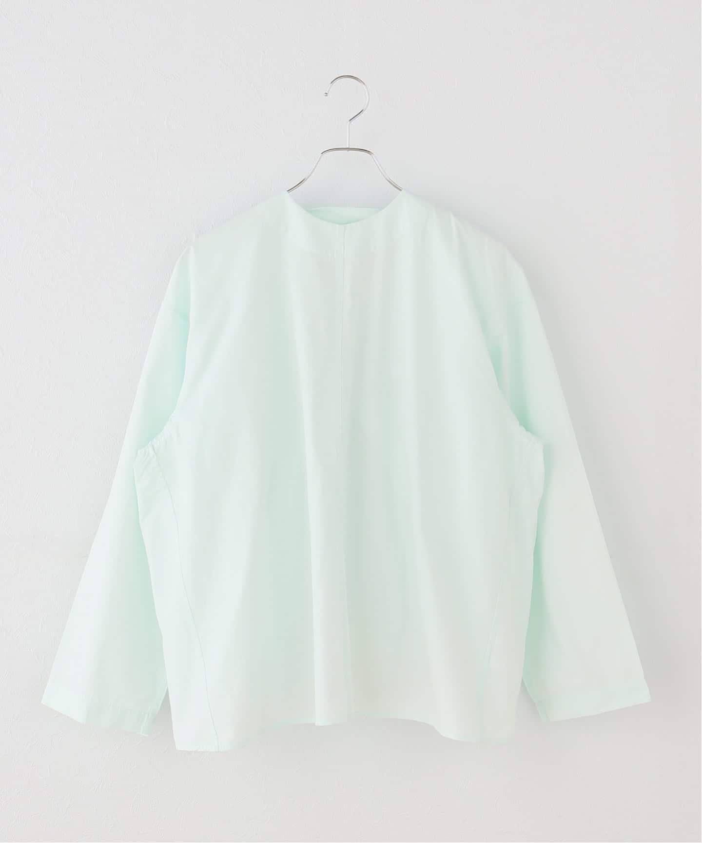 一部店舗+WEB限定》SEEALL / シーオール BACK GATHER TOP（シャツ