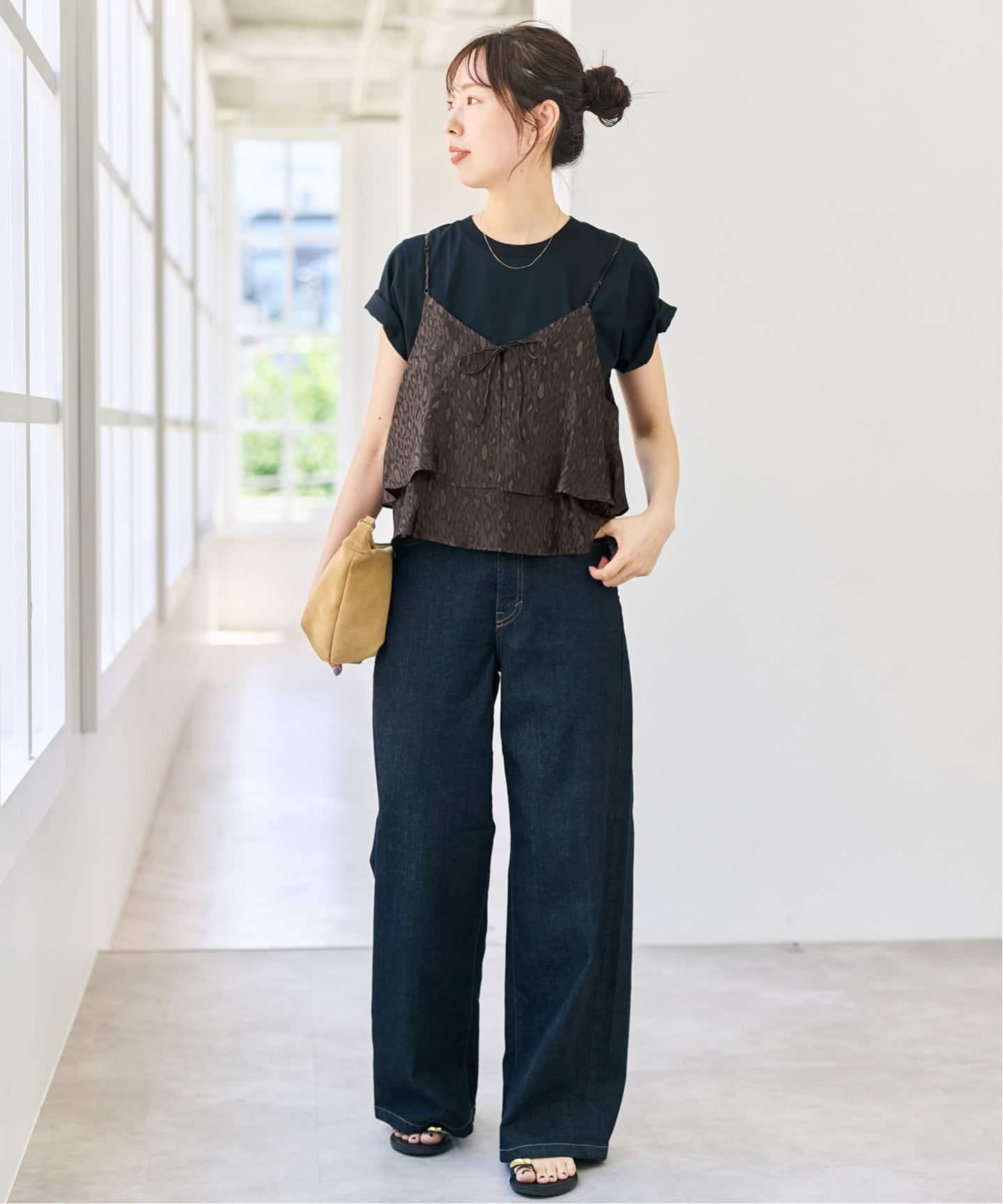 追加予約》TICCA / ティッカ 2wayレオパードビスチェ（キャミソール