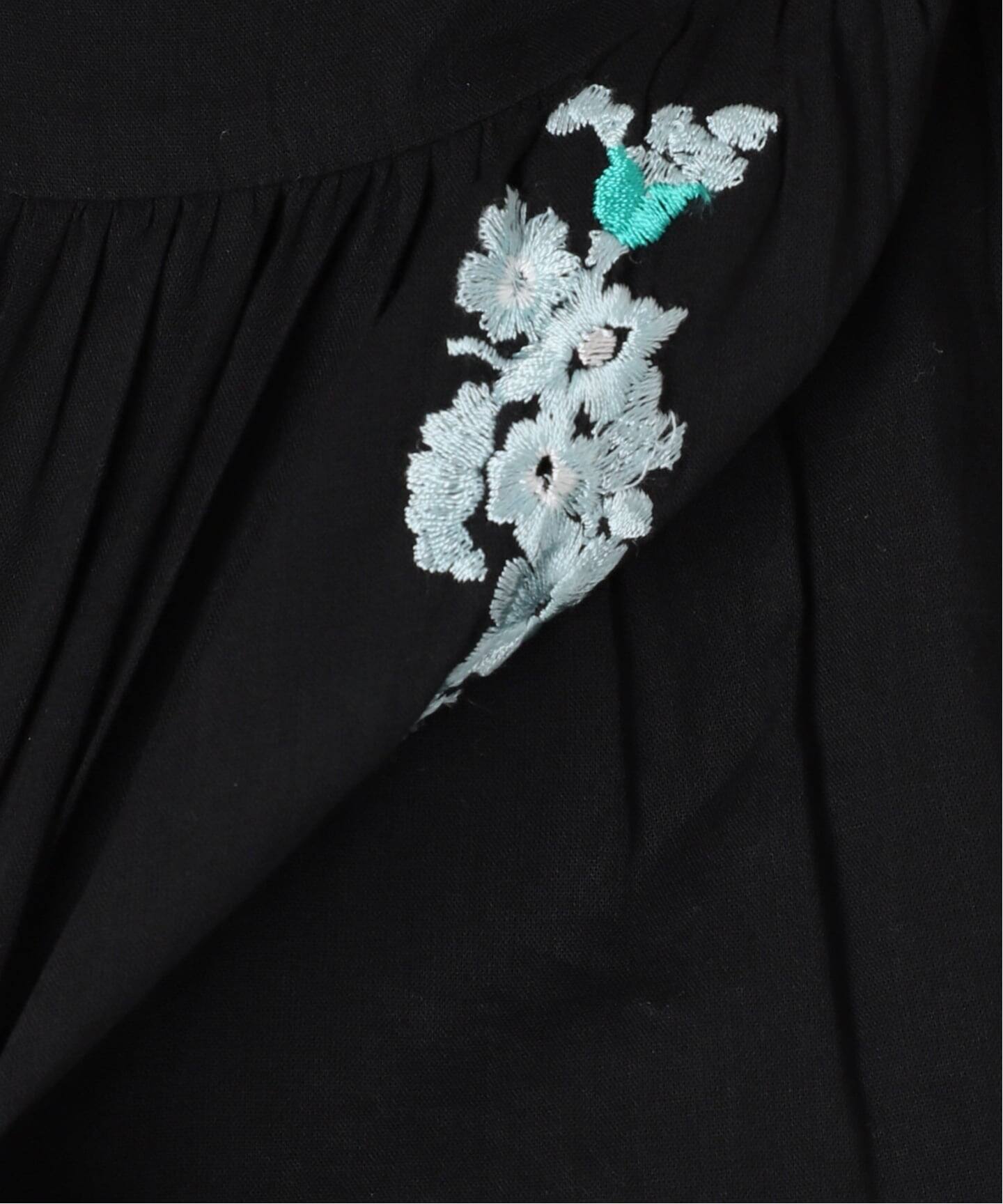 ne Quittez pas / ヌキテパ Cotton Voile Jasmine Embroidery Slee 