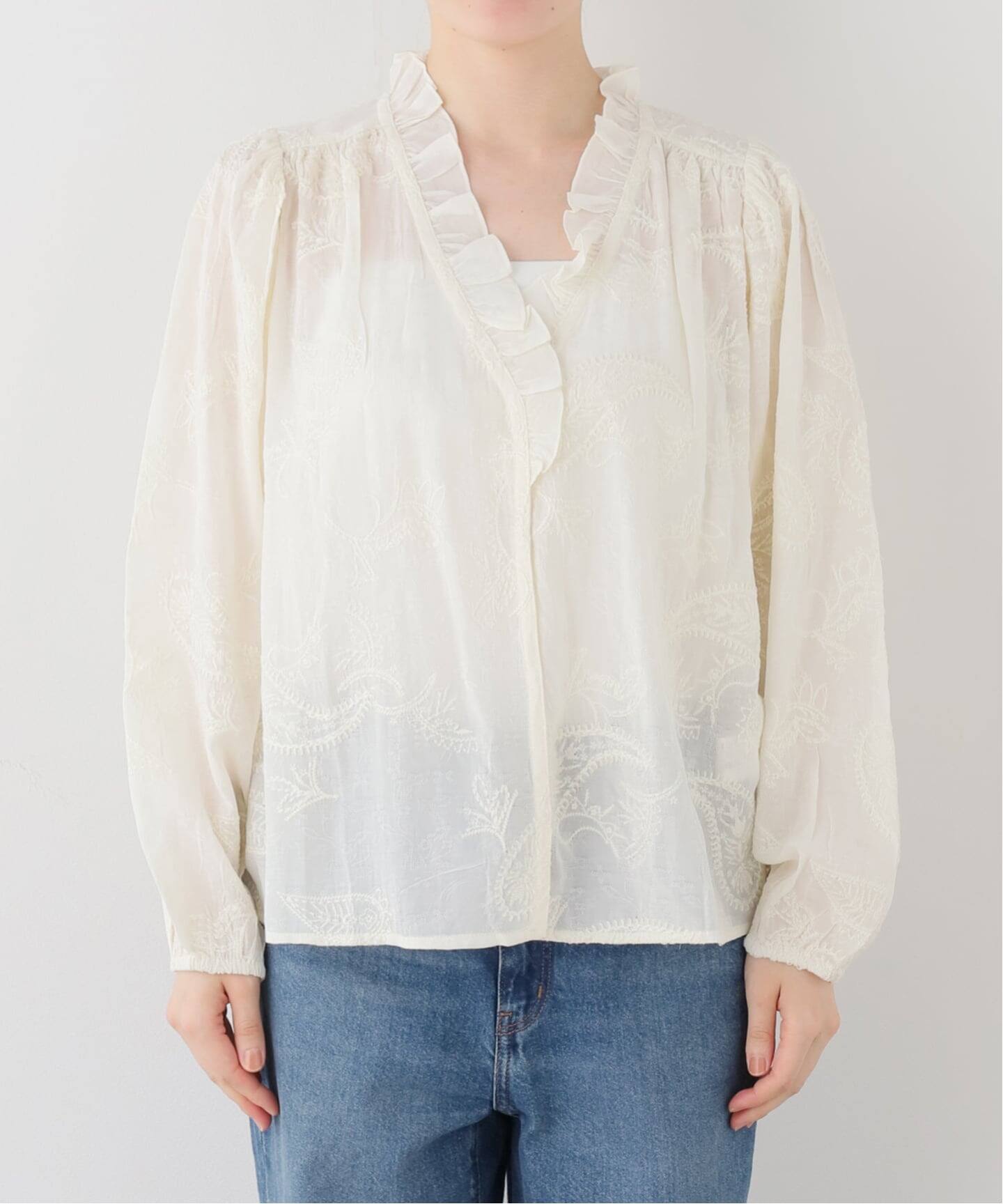 一部店舗+WEB限定》BA&SH / バッシュ BLOUSE PETTY（シャツ／ブラウス 
