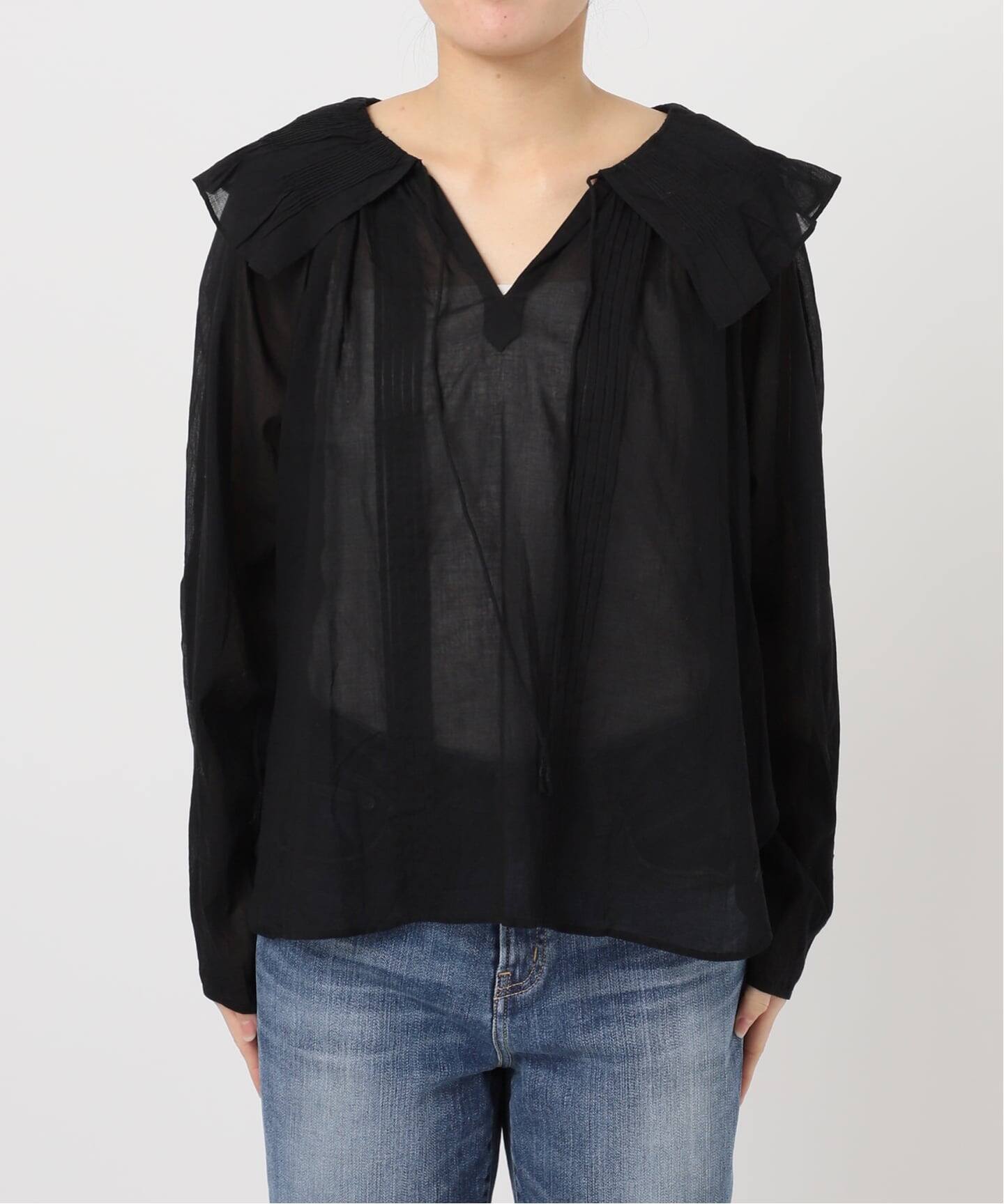 ne Quittez pas / ヌキテパ 別注Frill Collar Blouse*（シャツ